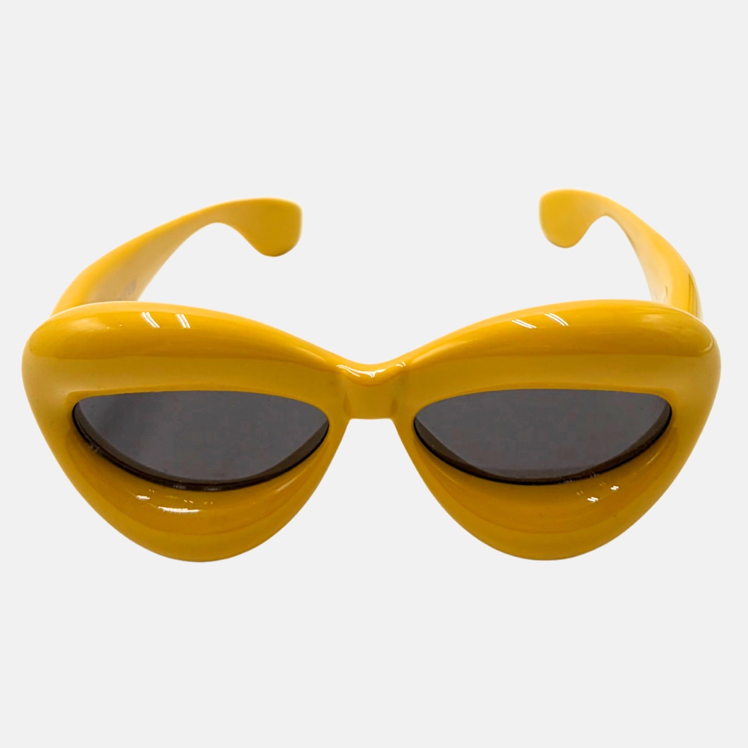 Sculptural Sunglasses Yellow