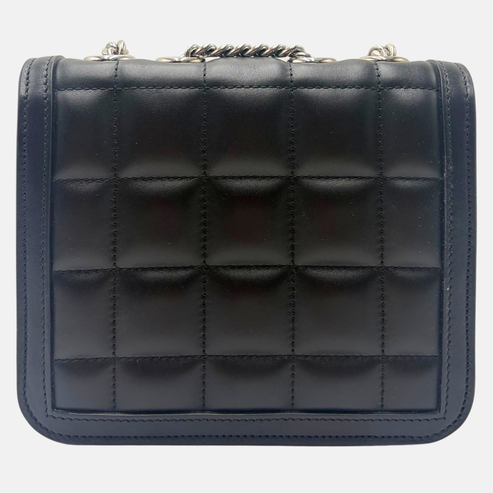 Deco Bag Black Leather Mini