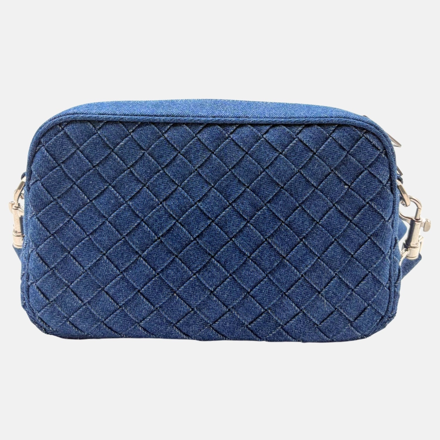 Crossbody Intrecciato Quilted Denim