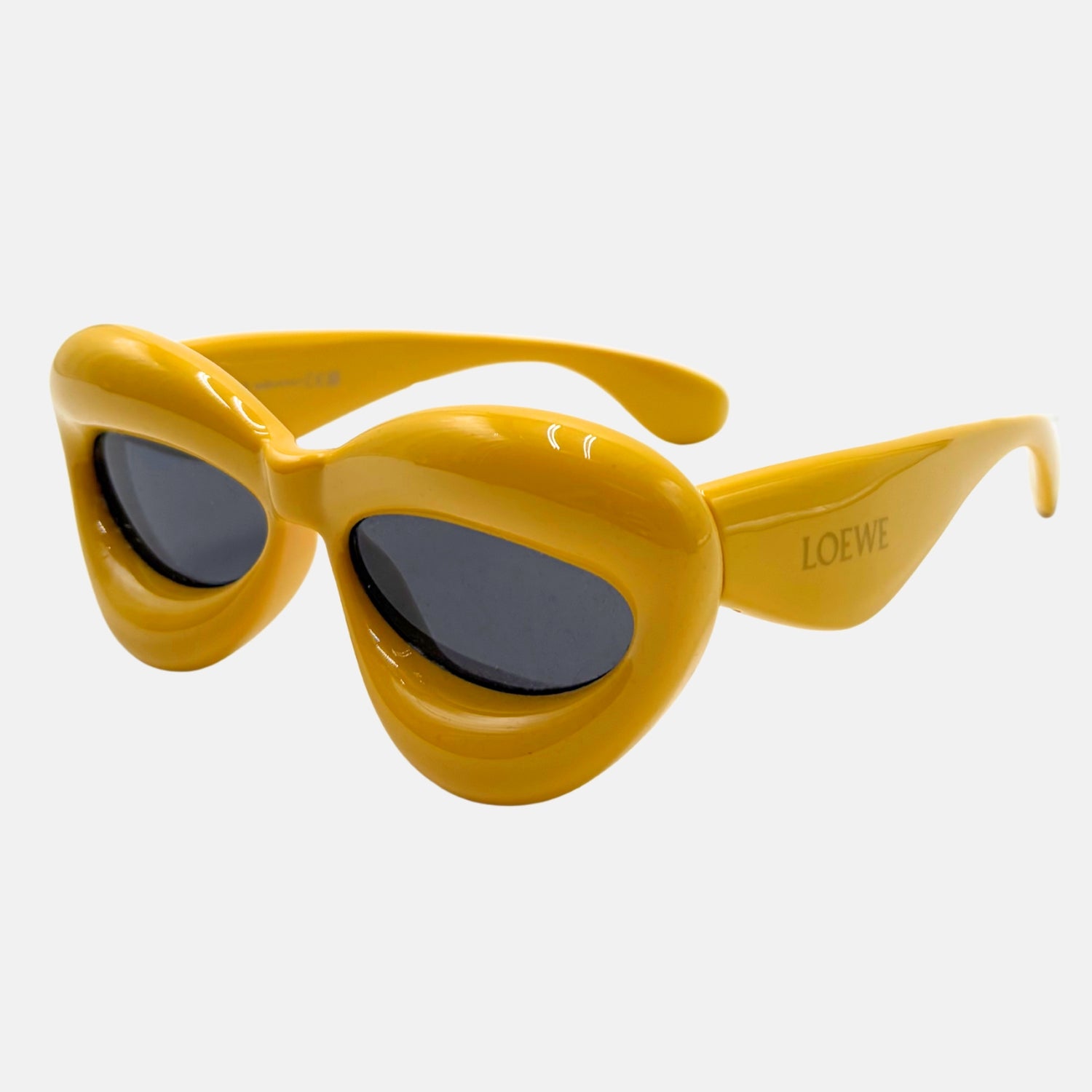 Sculptural Sunglasses Yellow