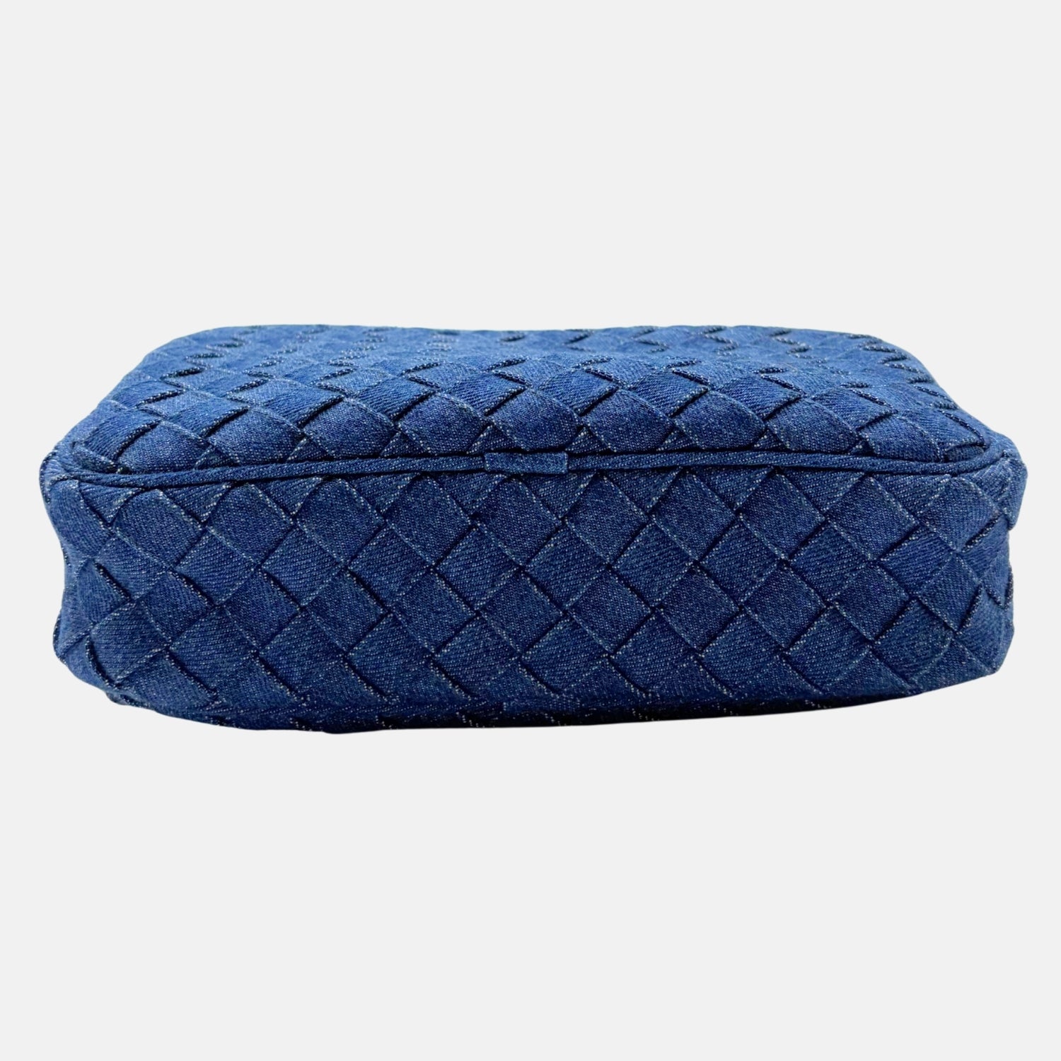 Crossbody Intrecciato Quilted Denim