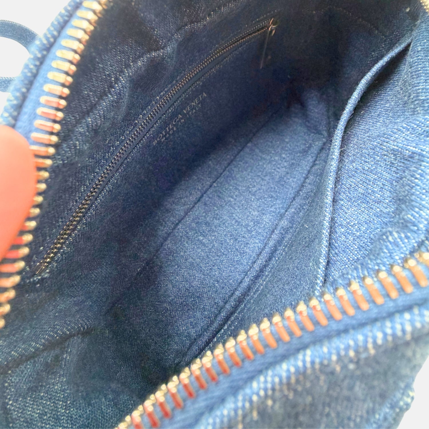 Crossbody Intrecciato Quilted Denim