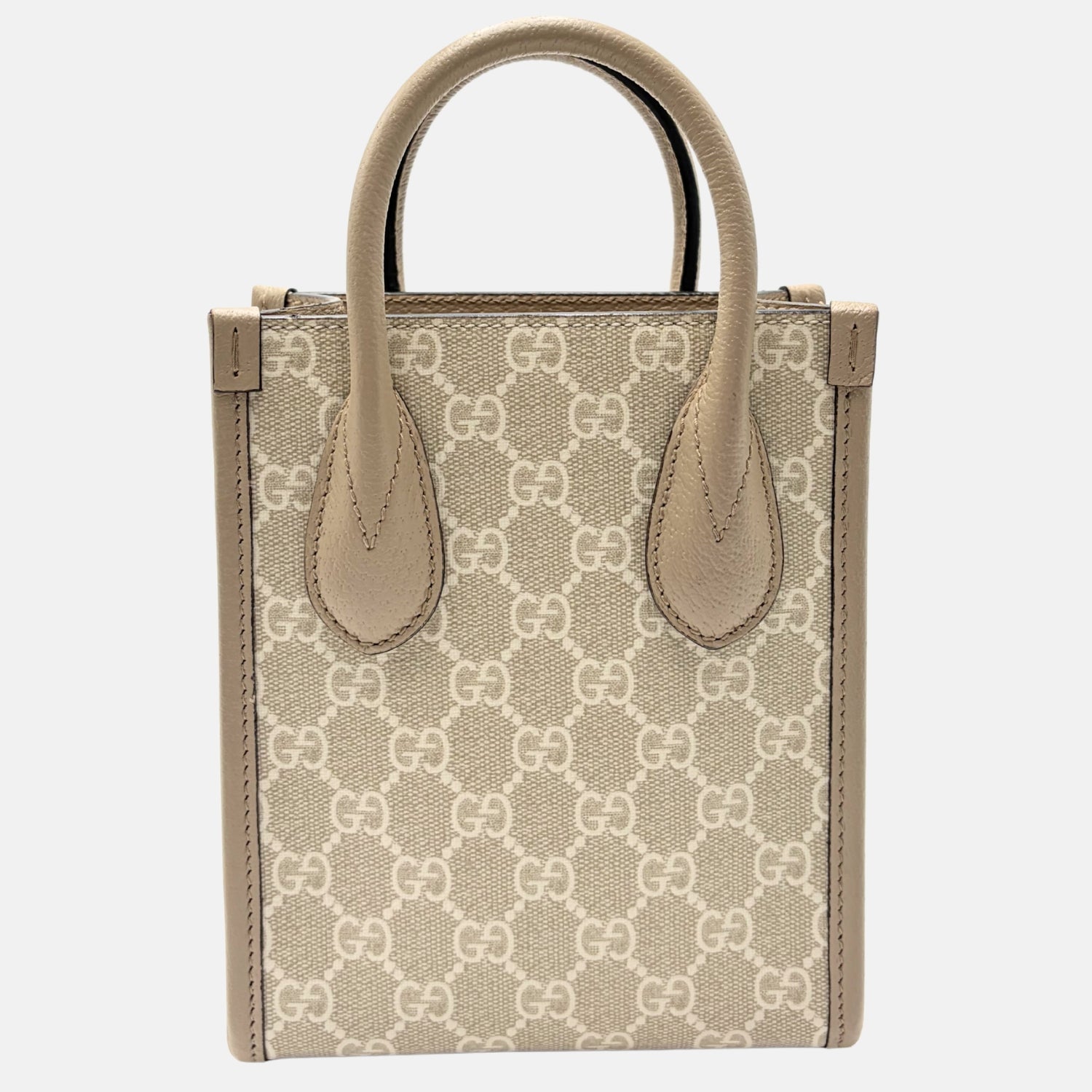 GUCCI Tote Beige Supreme Mini