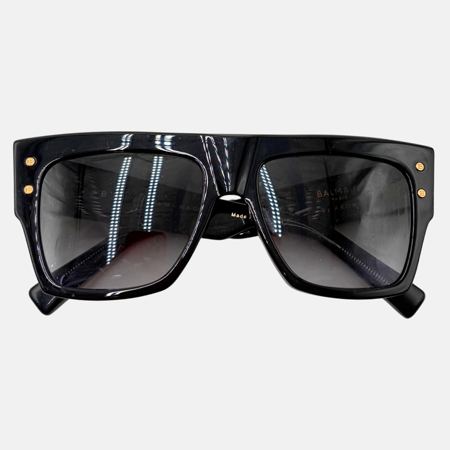 Sunglasses Black Oversized Square