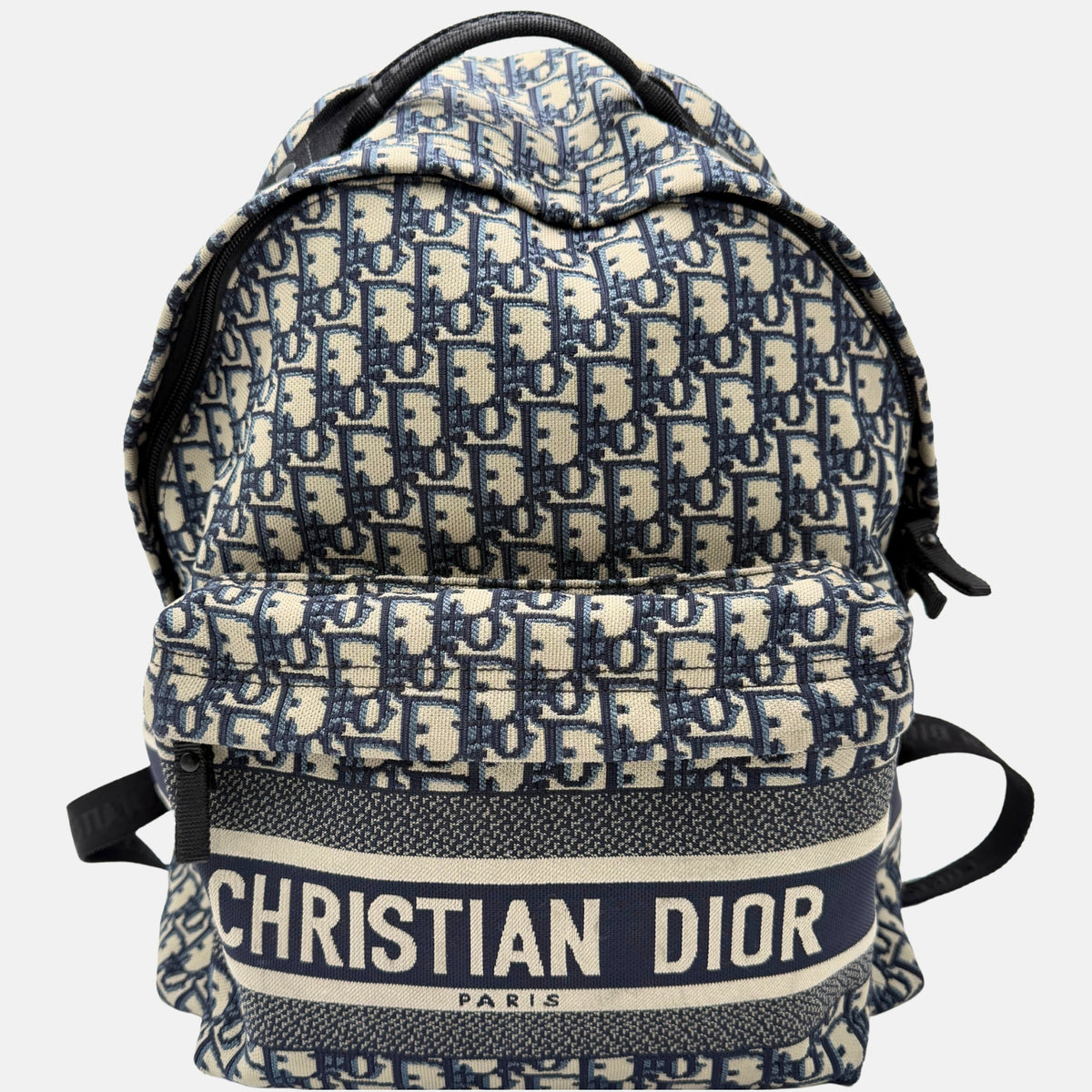 dior nike backpack DIOR Explorer Backpack Blue Oblique Jacquard