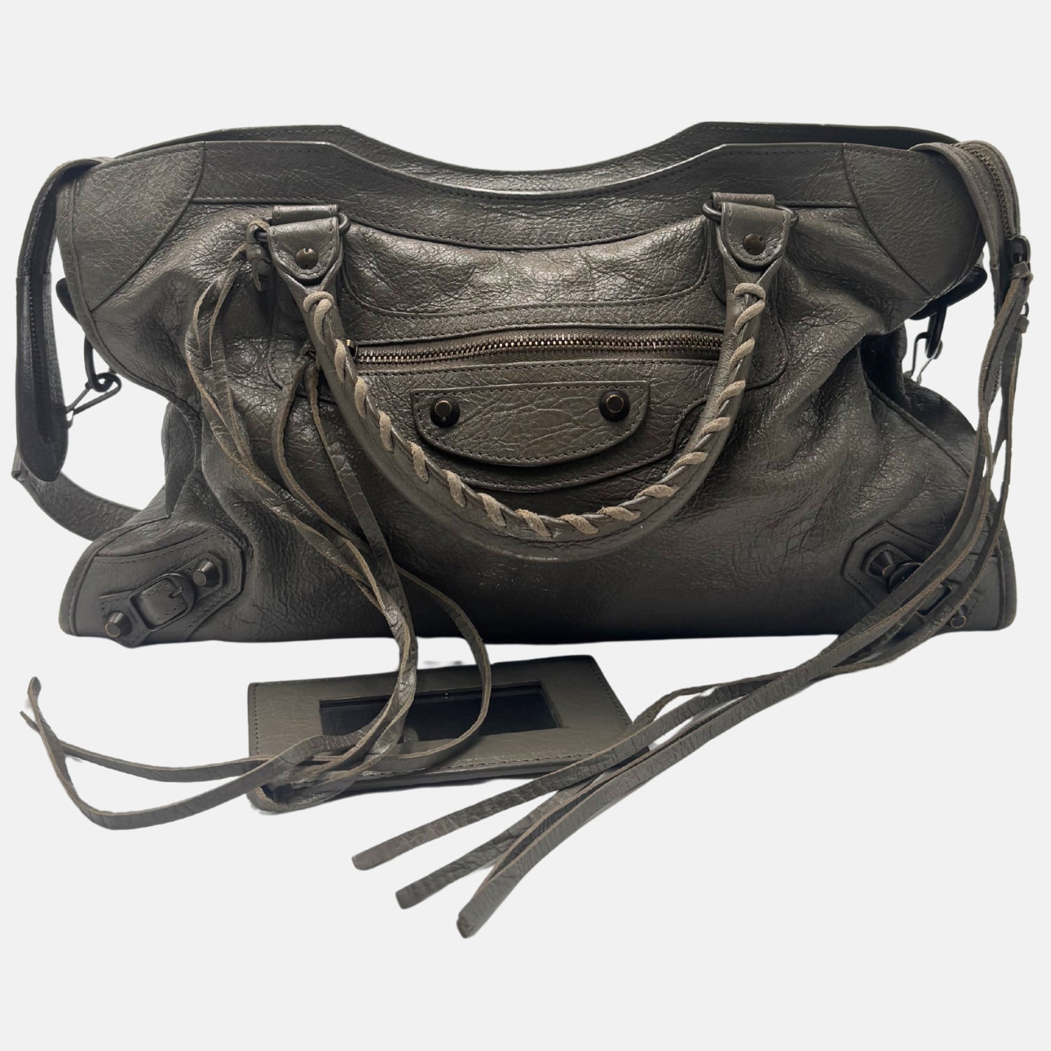 City Bag Pyrite Leather