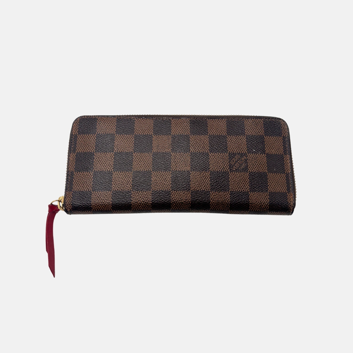 Zippy Wallet Damier Ebene Canvas