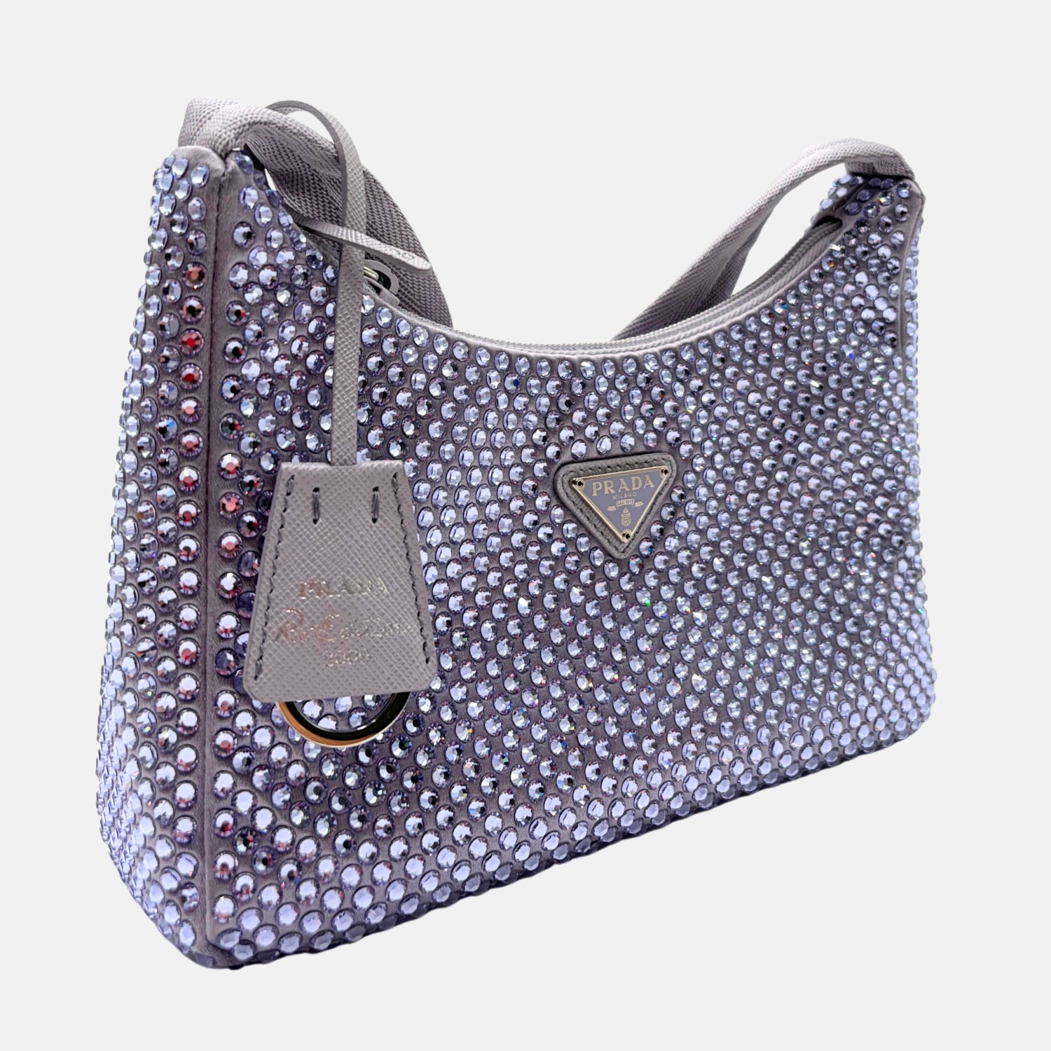 Re Edition Purple Crystal Shoulder Bag