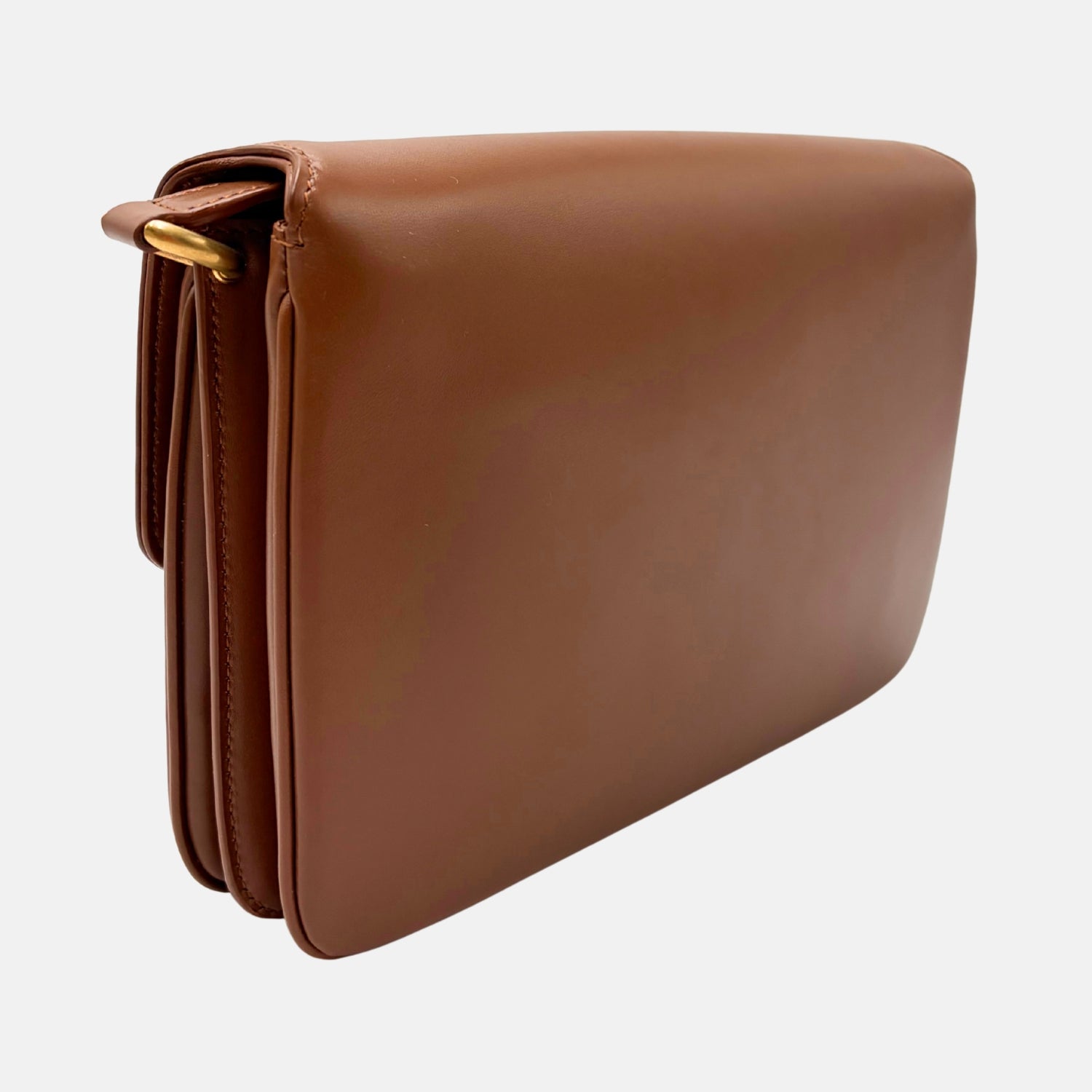 Le Maillon Brown Smooth Calfskin Shoulder Bag