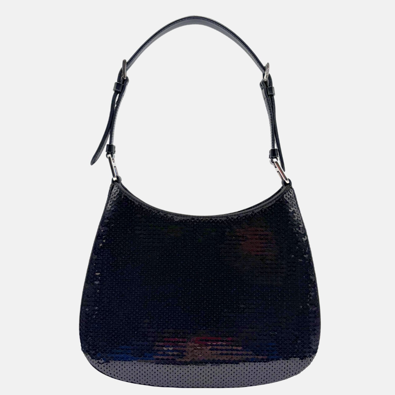 Cleo Shoulder Bag Black Sequin