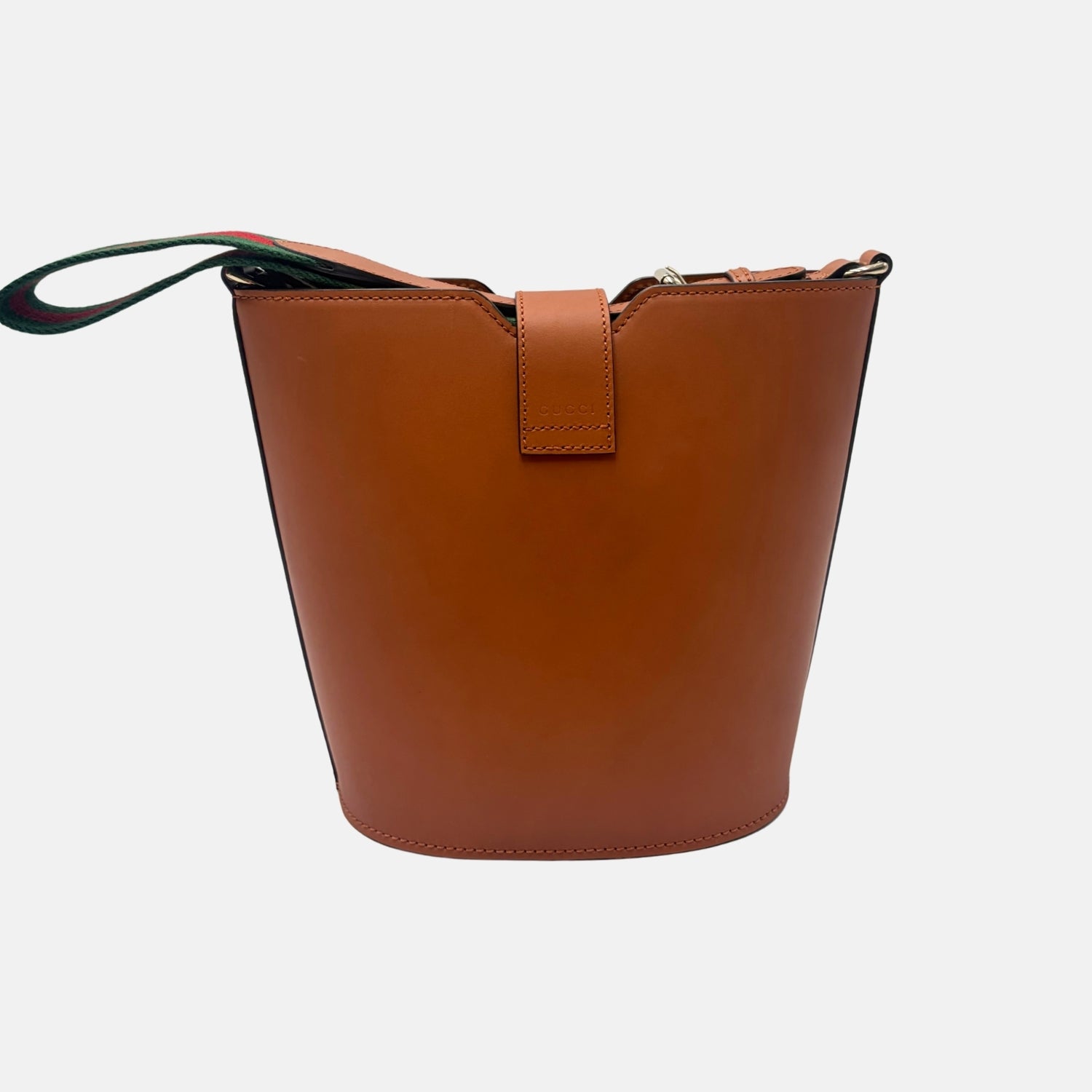 Ophidia Mini Bucket Bag Tri Tone Calfskin with Web Strap