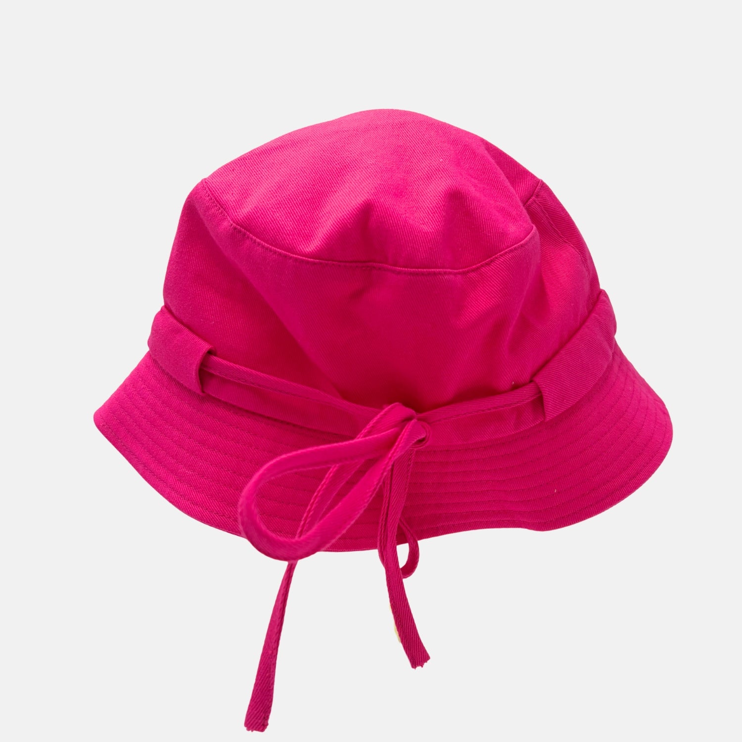 Jacquemus Logo Bucket Hat Hot Pink