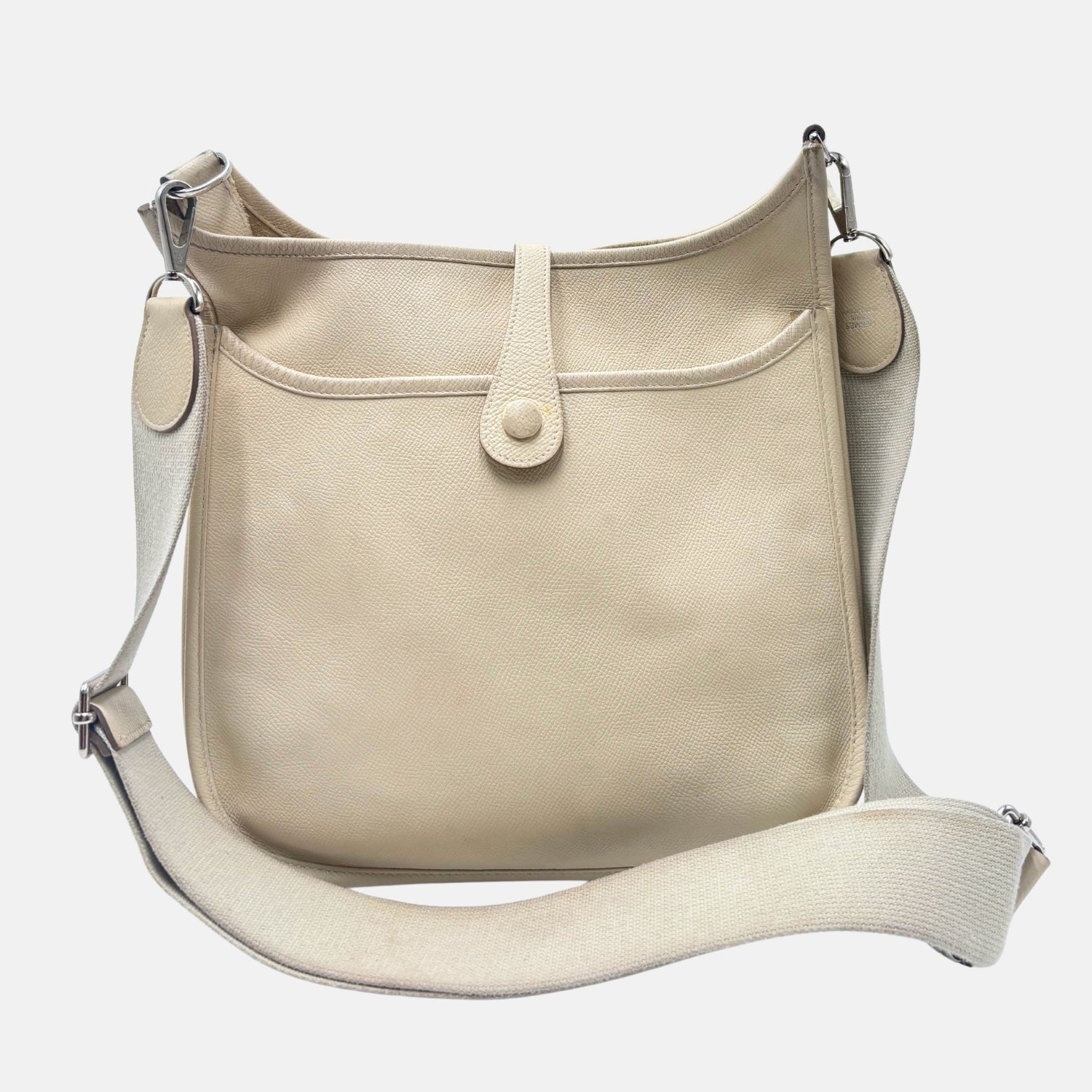 Evelyne III PM Bag Craie Clemence Leather