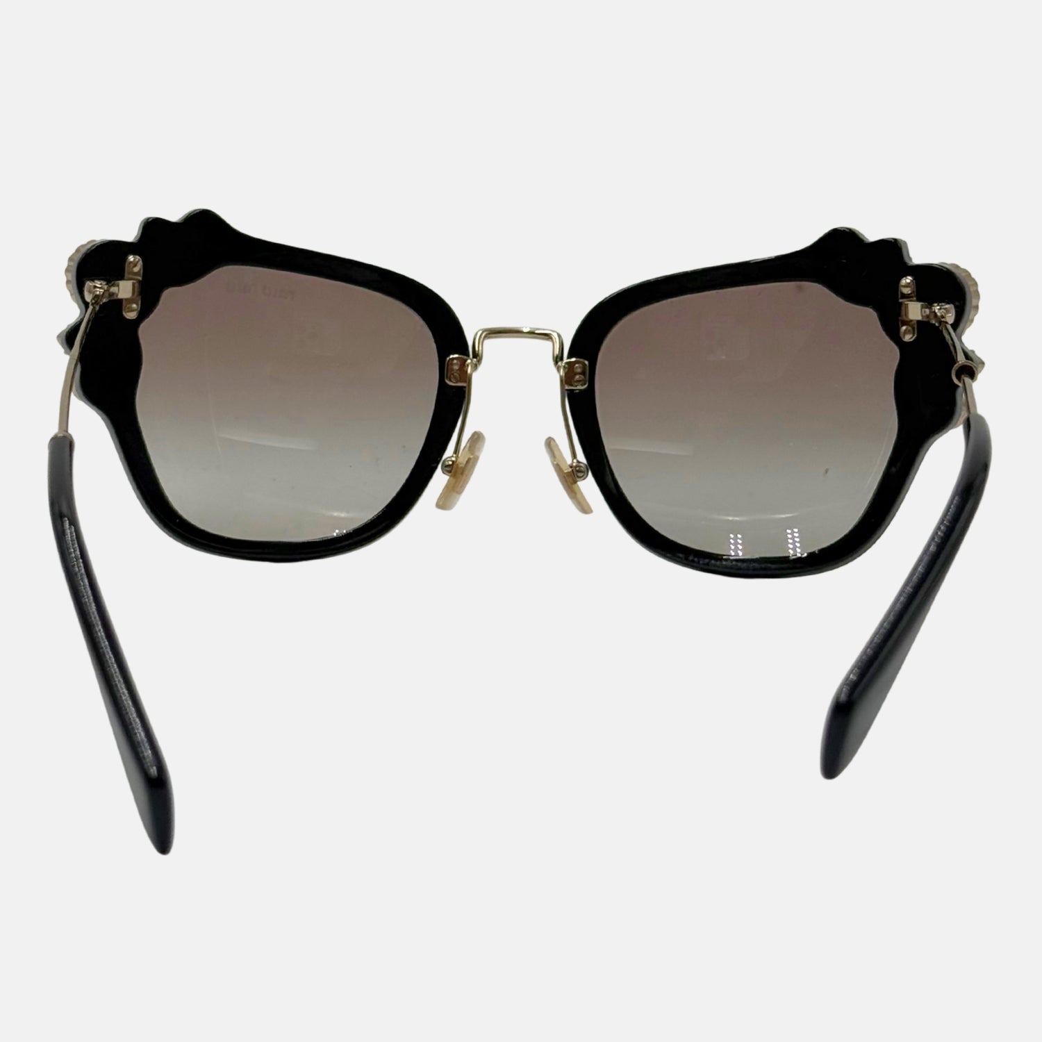 Sunglasses Black Crystal Embellished Frame