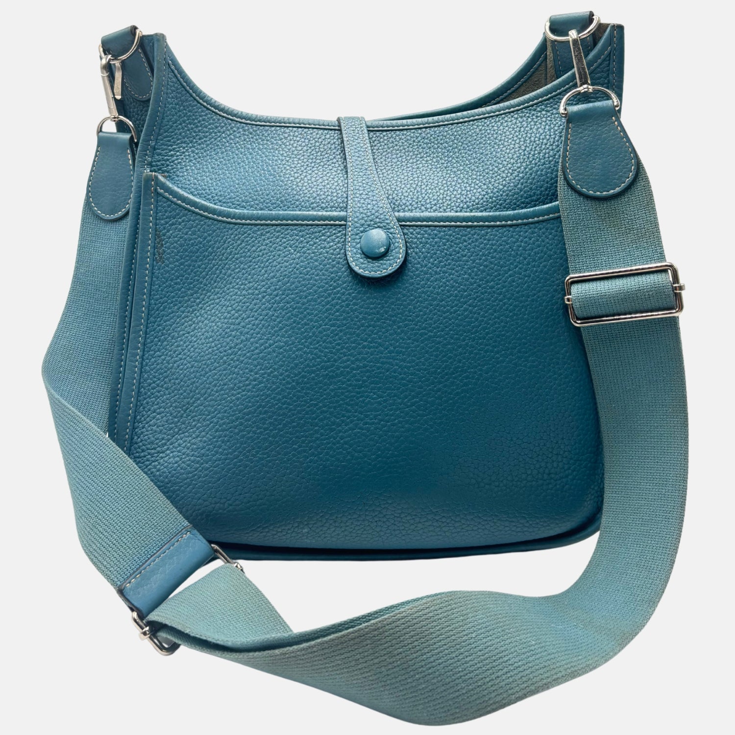 Evelyne III PM Bag Blue Jean Clemence Leather