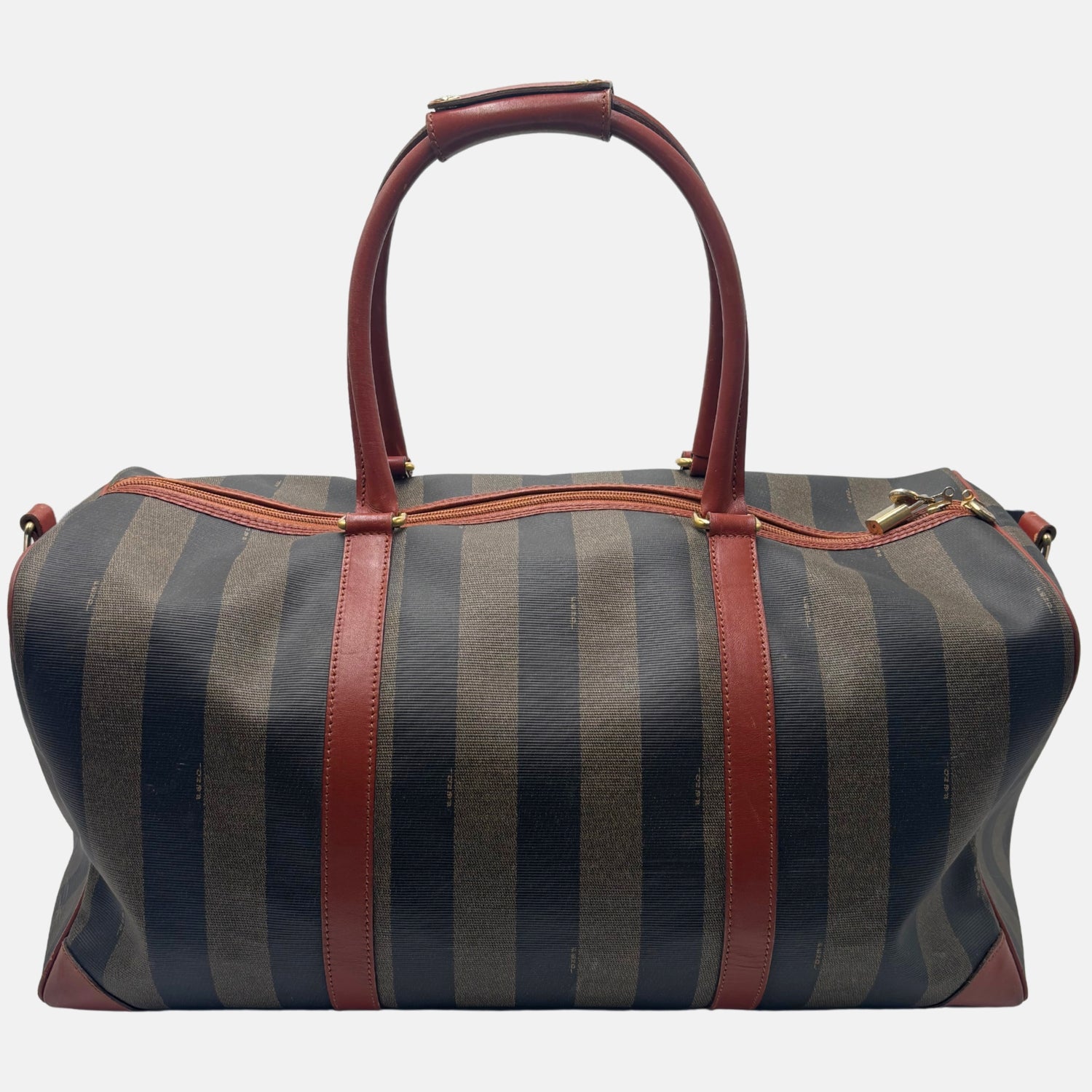 Duffel Pequin Striped Coated Canvas