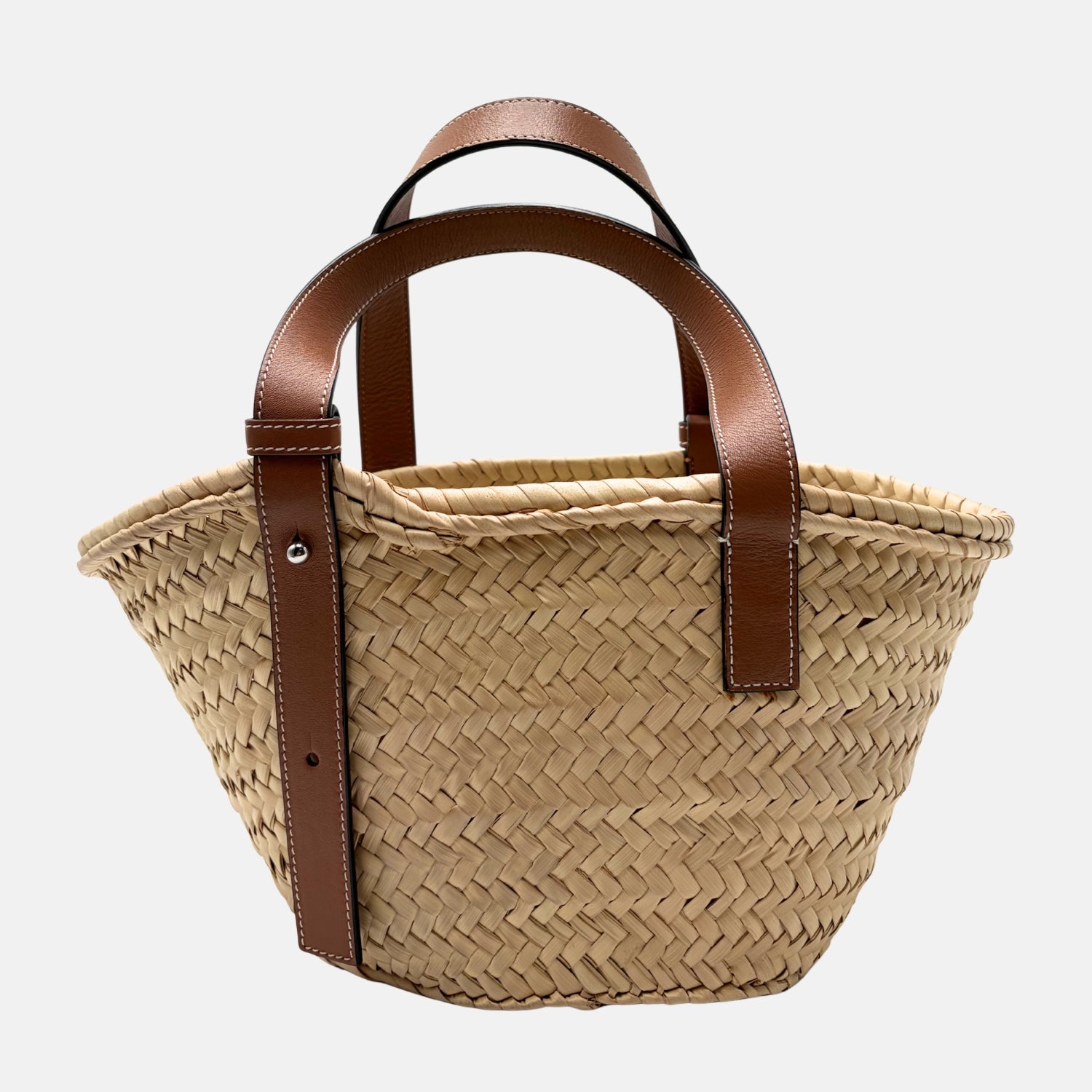 Beach Basket Bag Natural Small