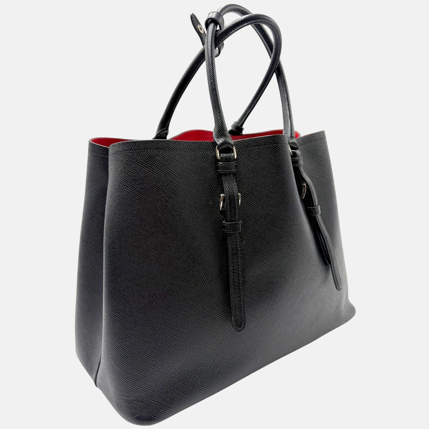 Saffiano Tote Black Leather