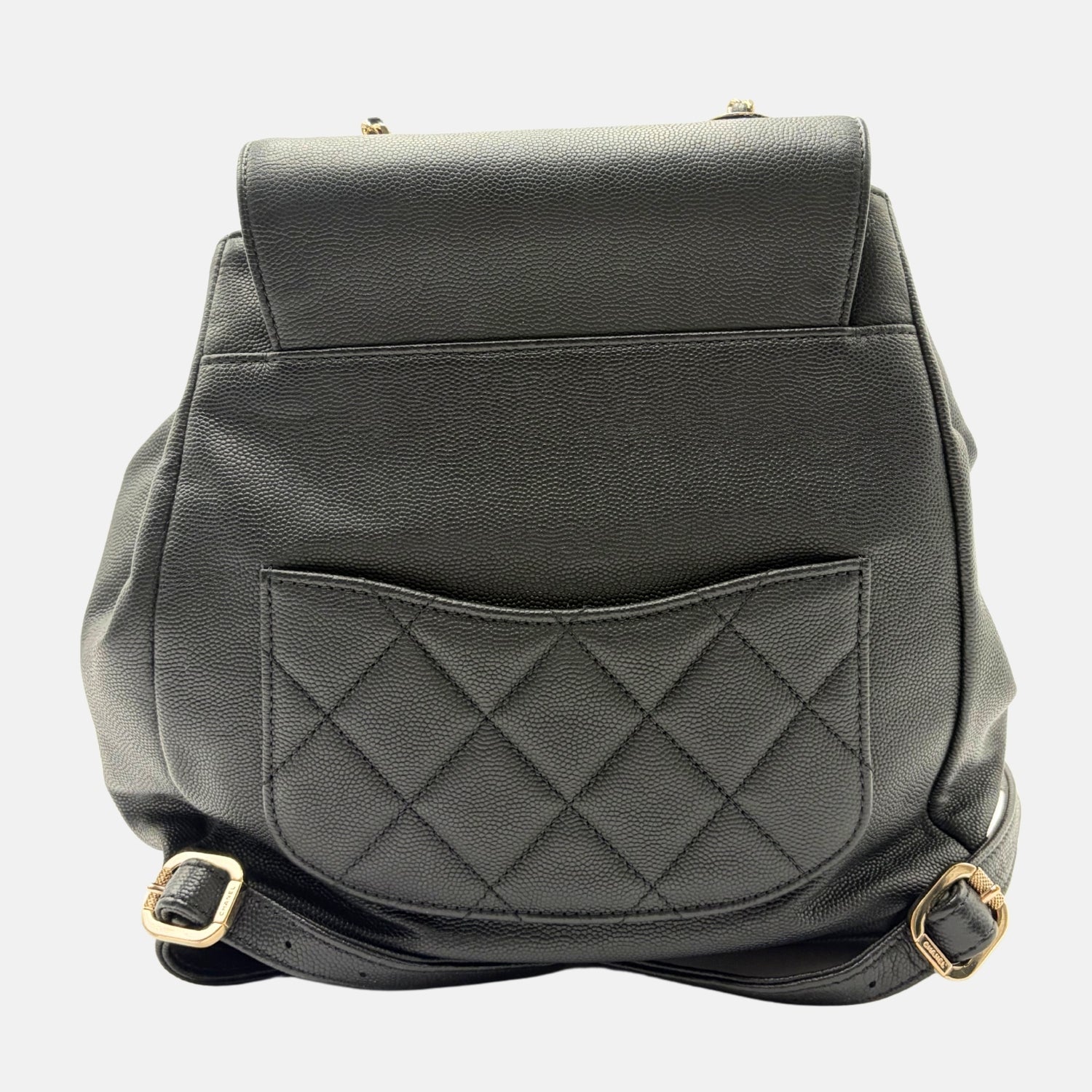 Backpack Black Caviar Leather