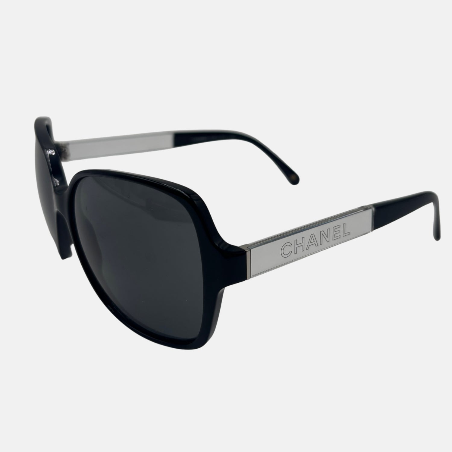 Sunglasses Silver Plaque Arms