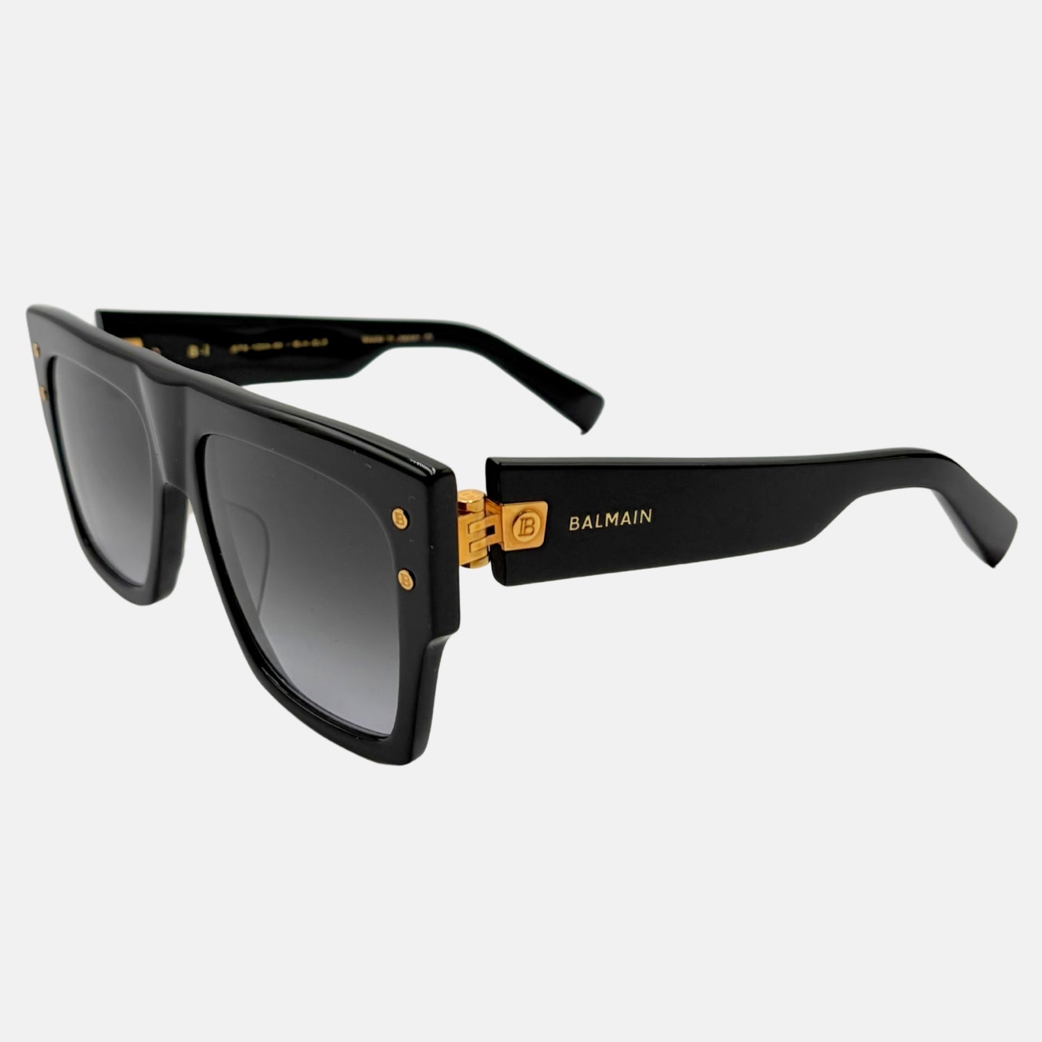 Sunglasses Black Oversized Square