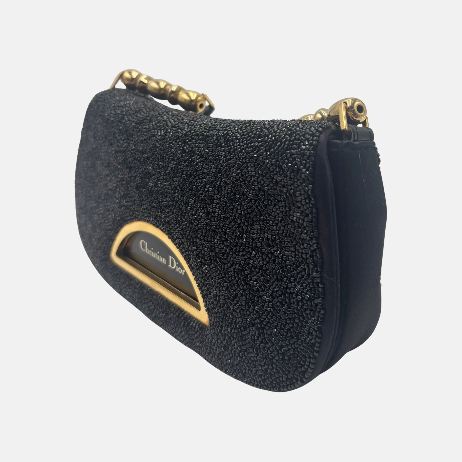 Malice Bag Black Beaded