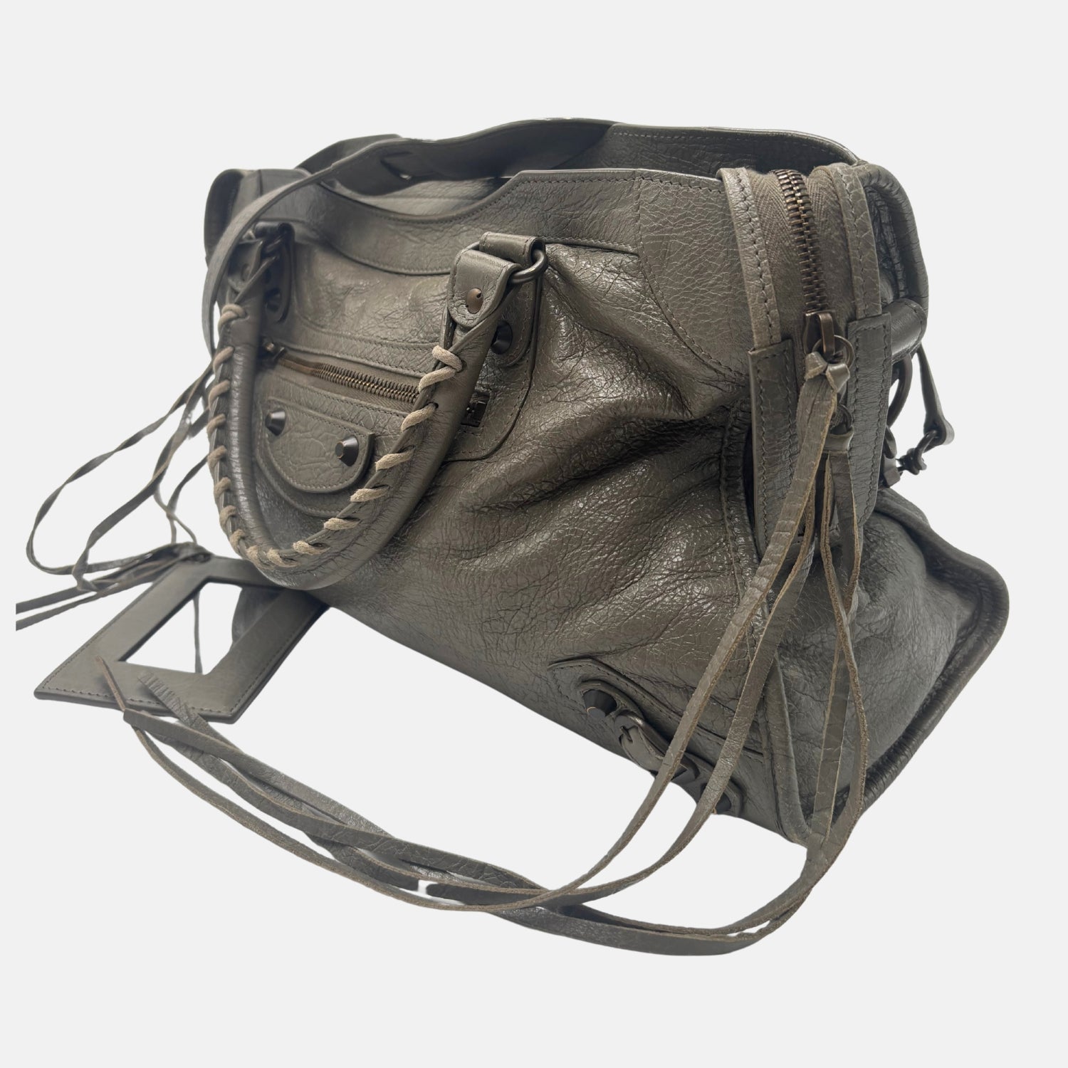 City Bag Pyrite Leather