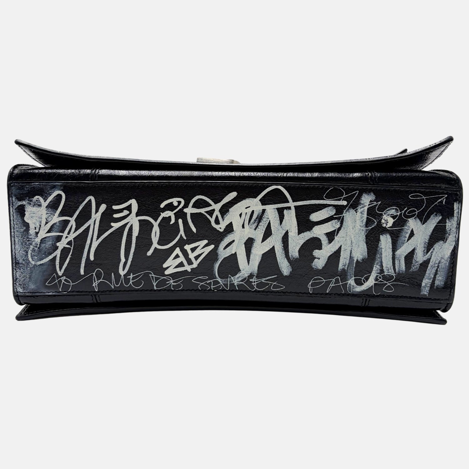 Agneau Arena Black Graffiti Crush Chain Medium