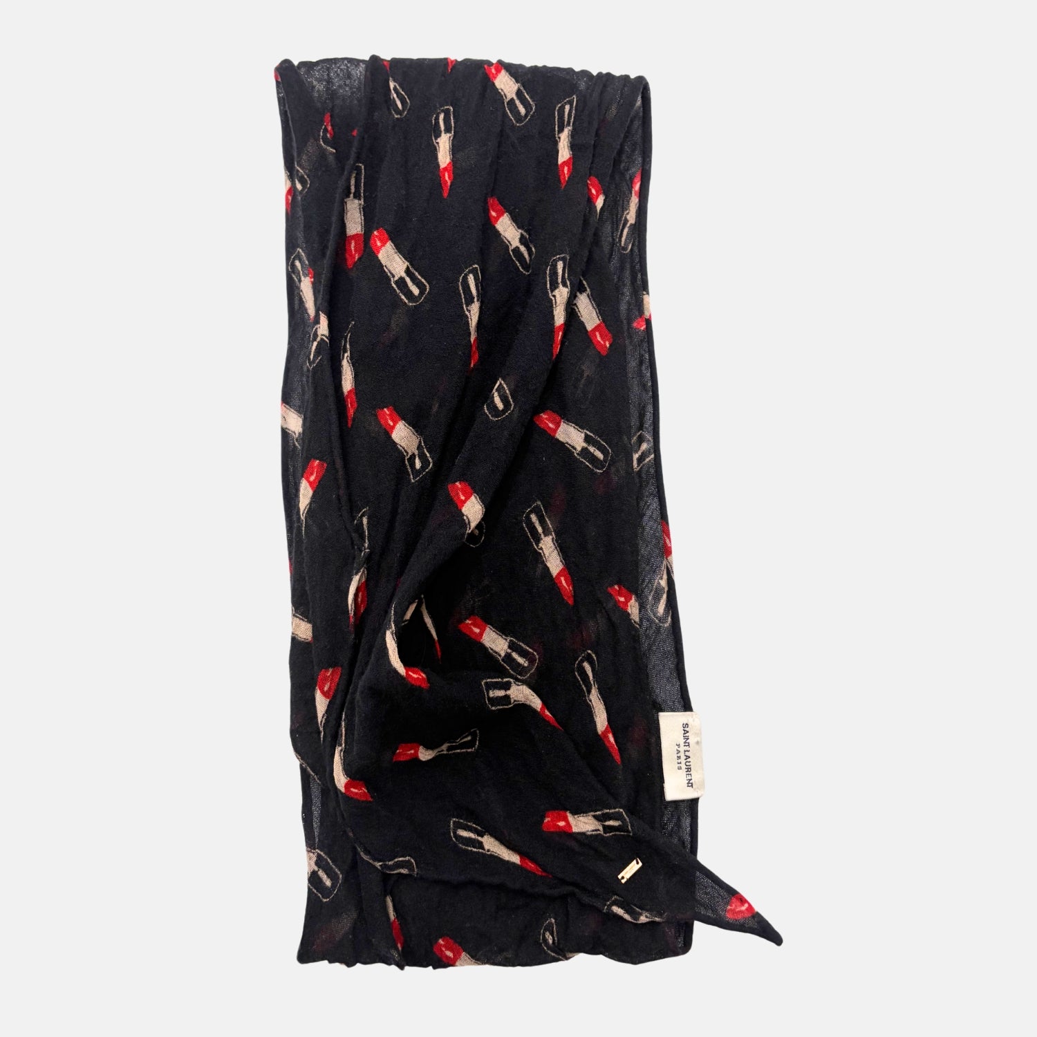 Scarf Lipstick Print