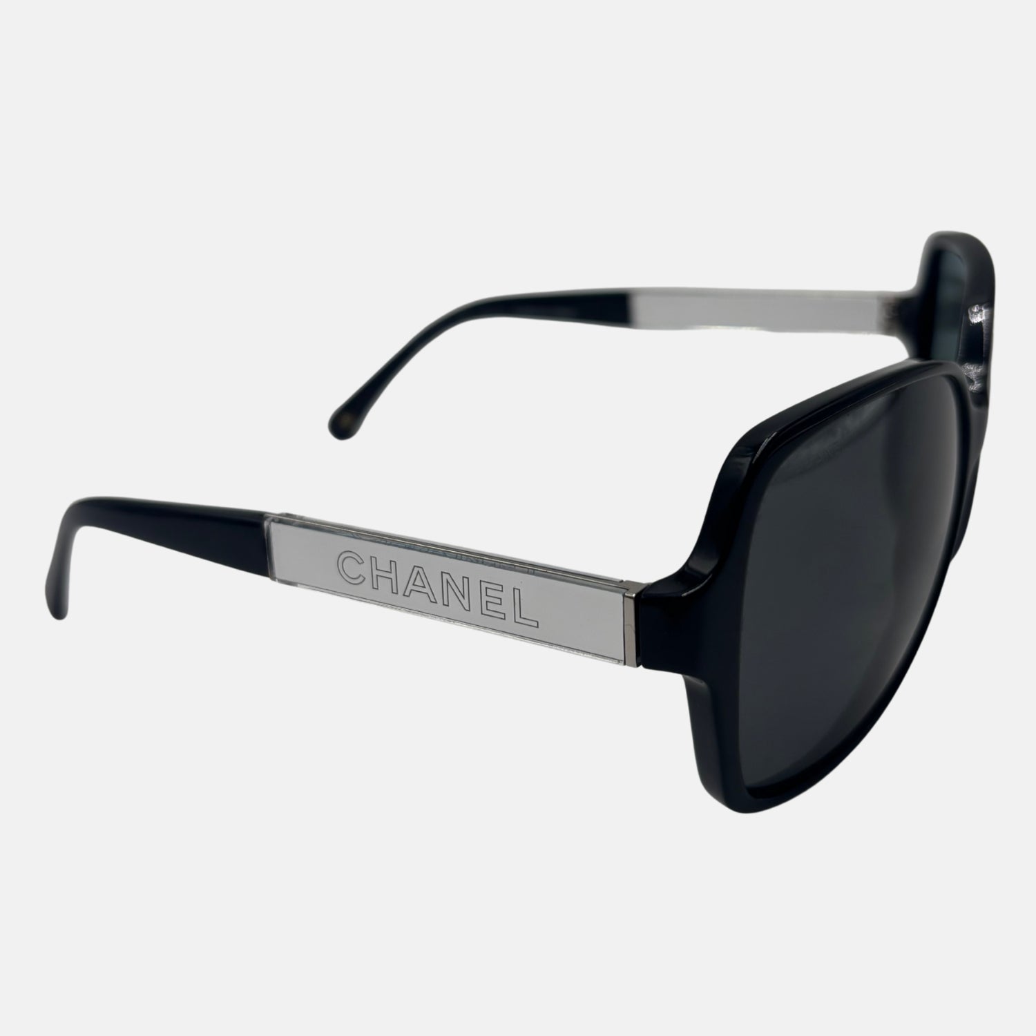 Sunglasses Silver Plaque Arms