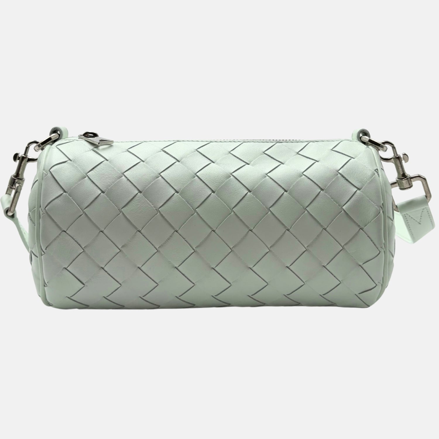 Barrel Bag Glacier Intrecciato