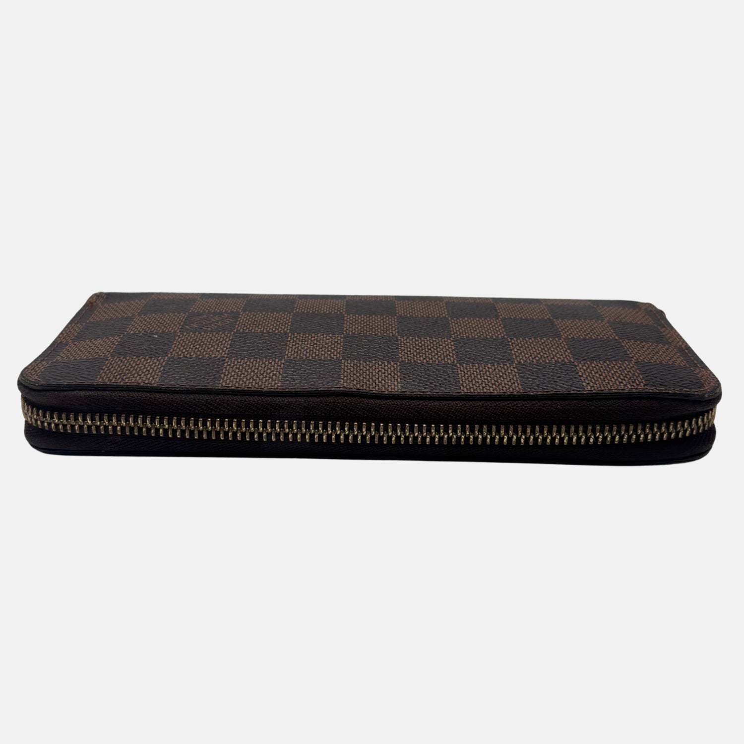 Zippy Wallet Damier Ebene Canvas
