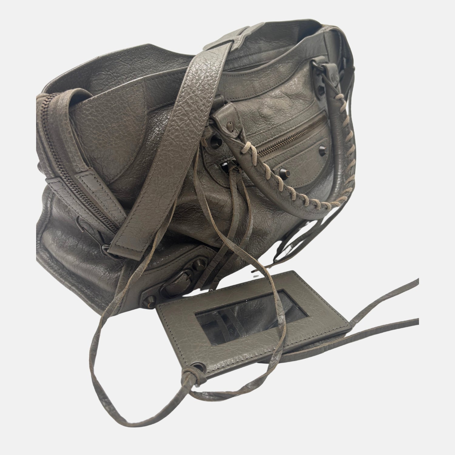 City Bag Pyrite Leather