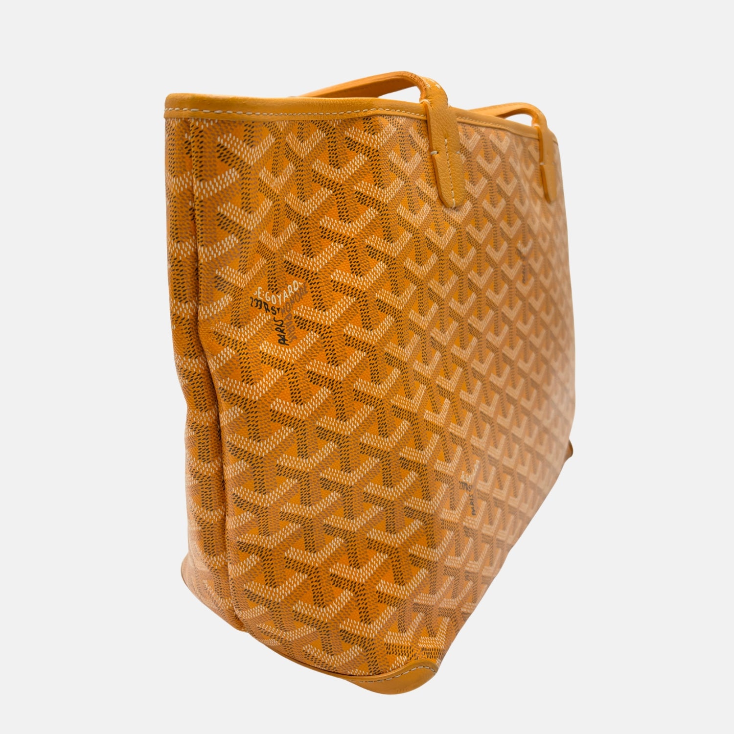 Artois PM Tote Yellow Goyardine Canvas