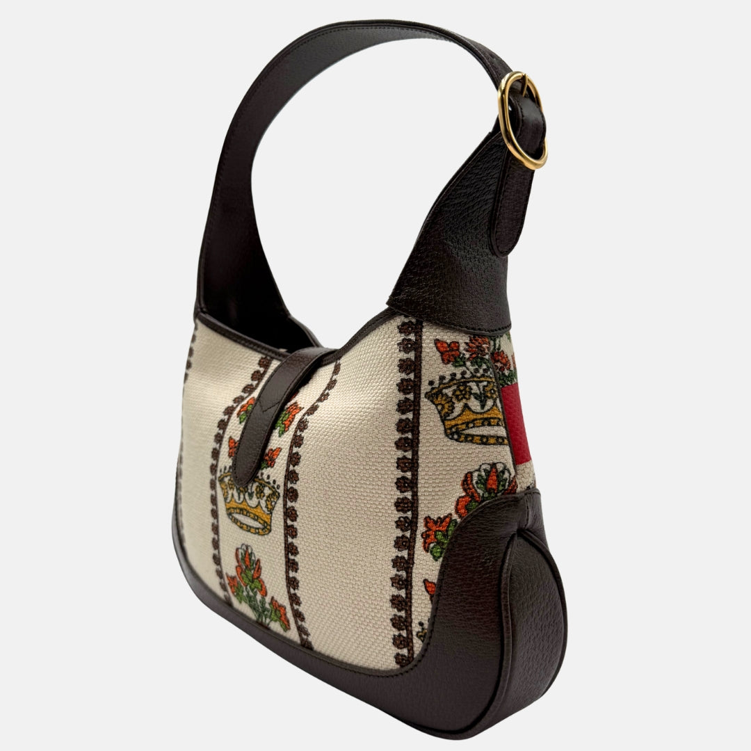 GUCCI Jackie 1961 Music Is Mine Seats Reclined Multicolor Canvas