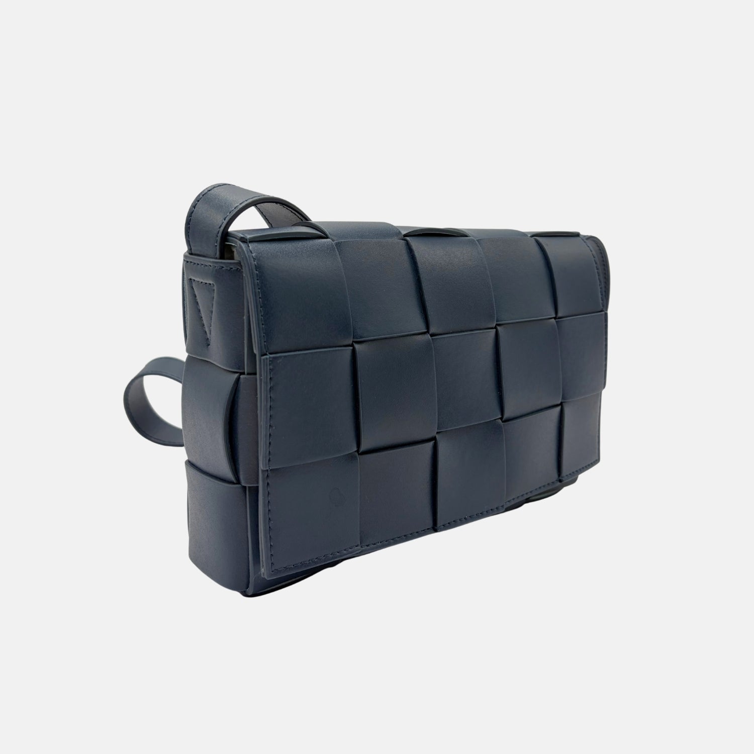 Bottega Veneta Cassette Crossbody Blue
