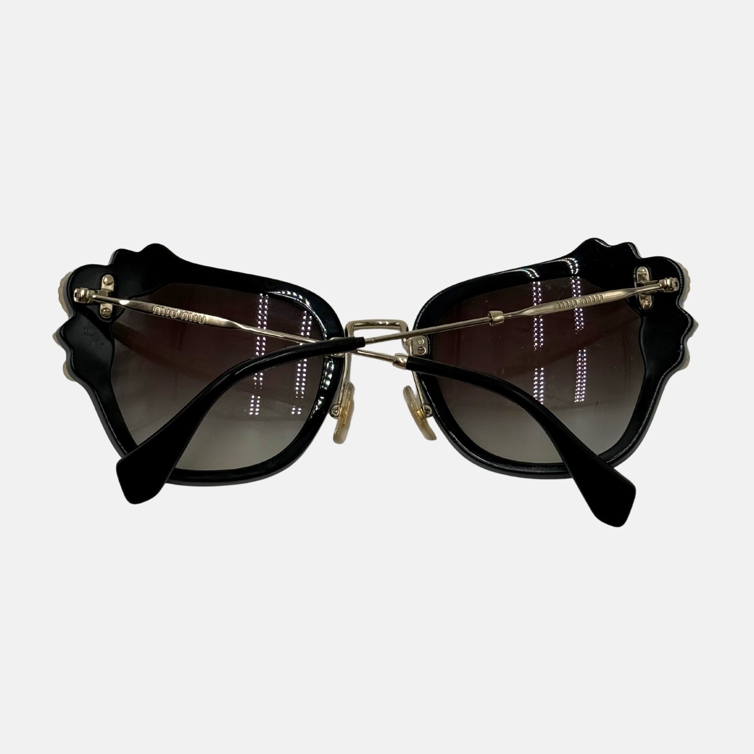 Sunglasses Black Crystal Embellished Frame