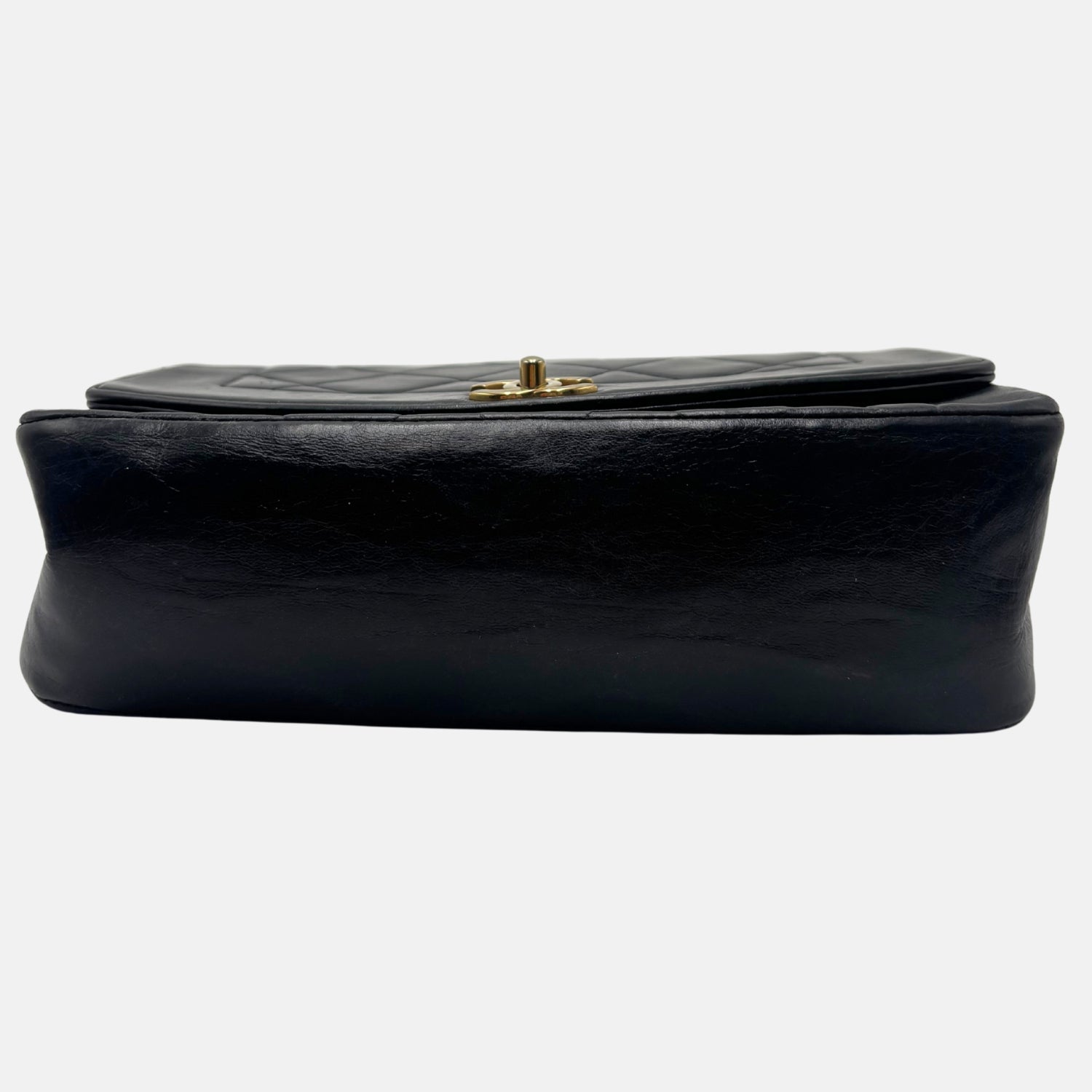 Diana Flap Bag Black Quilted Lambskin