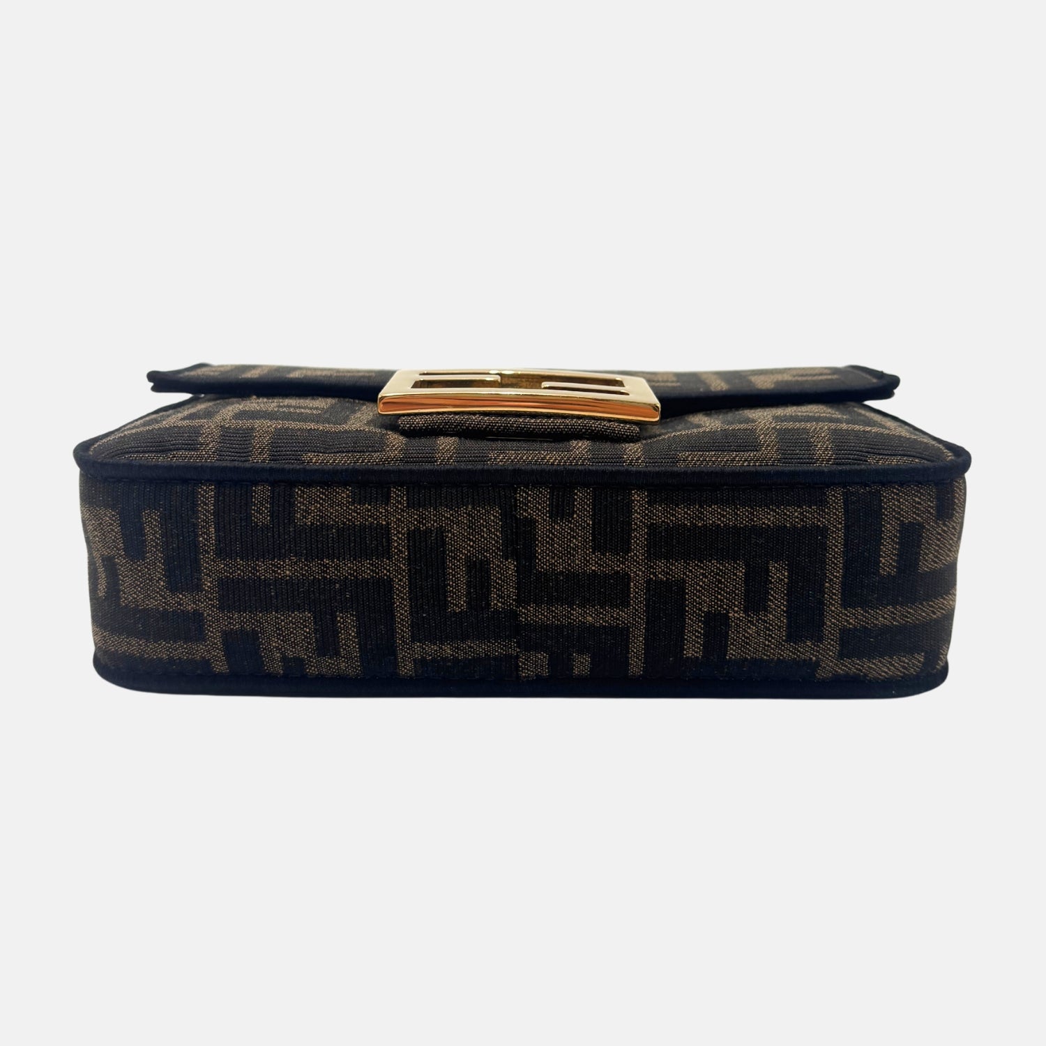 Zucca Baguette Bag Brown Canvas