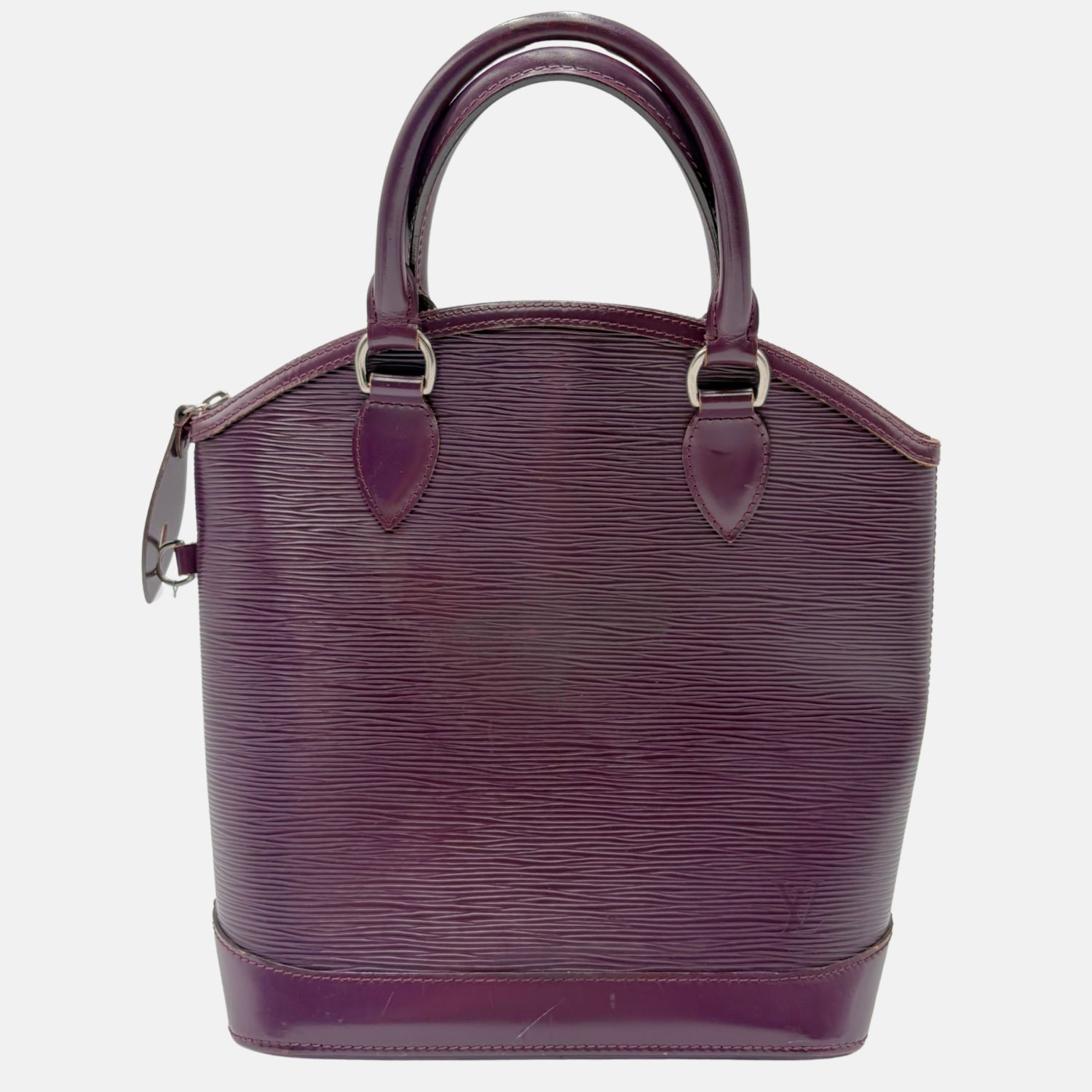 Epi Lockit PM Handbag Cassis