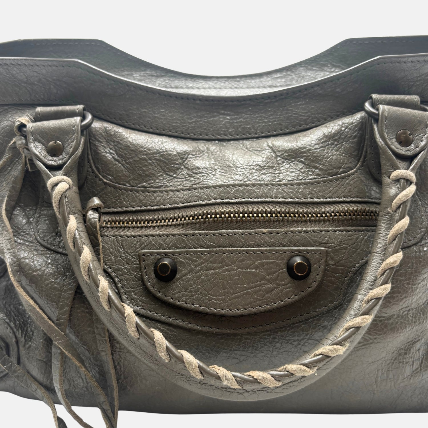 City Bag Pyrite Leather