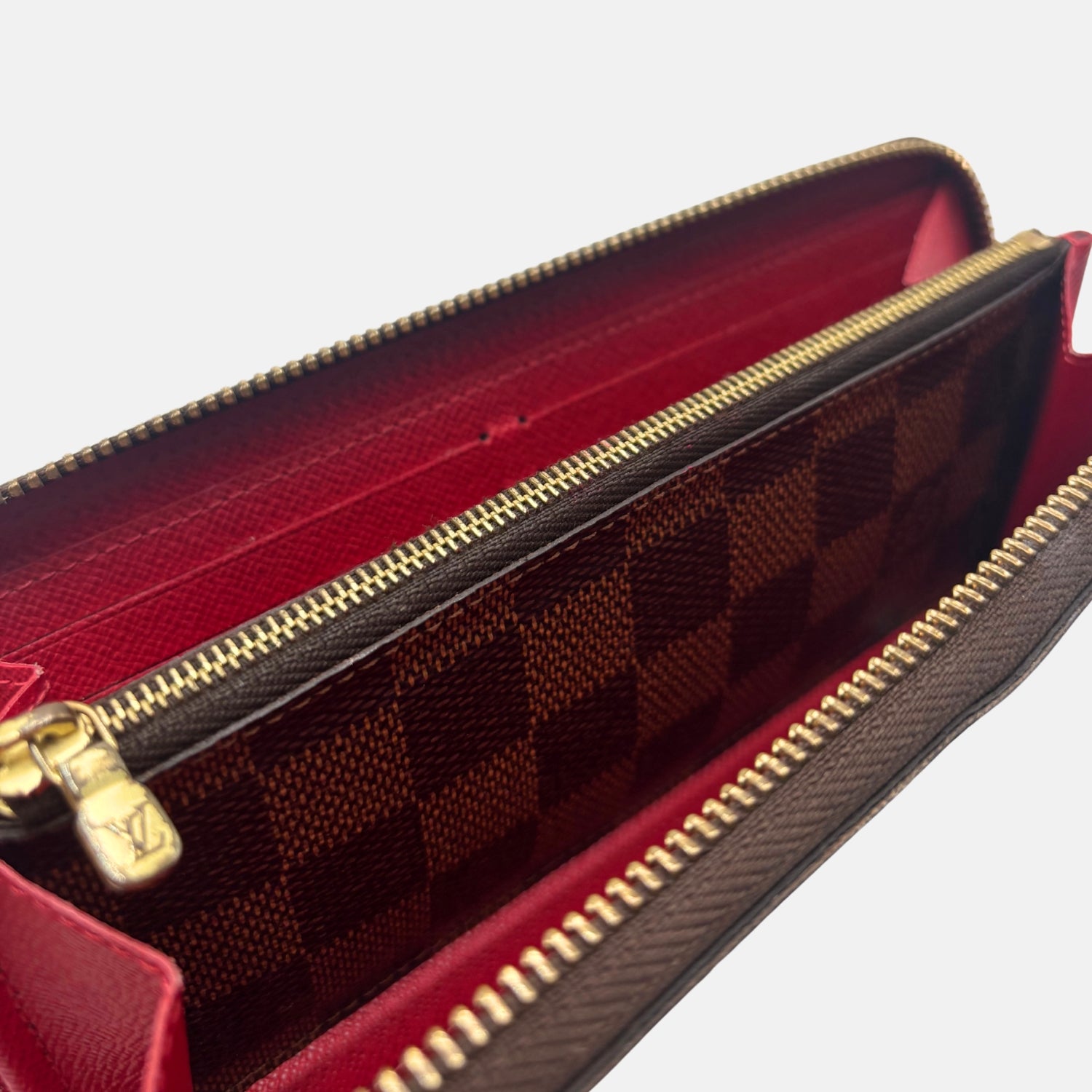 Zippy Wallet Damier Ebene Canvas