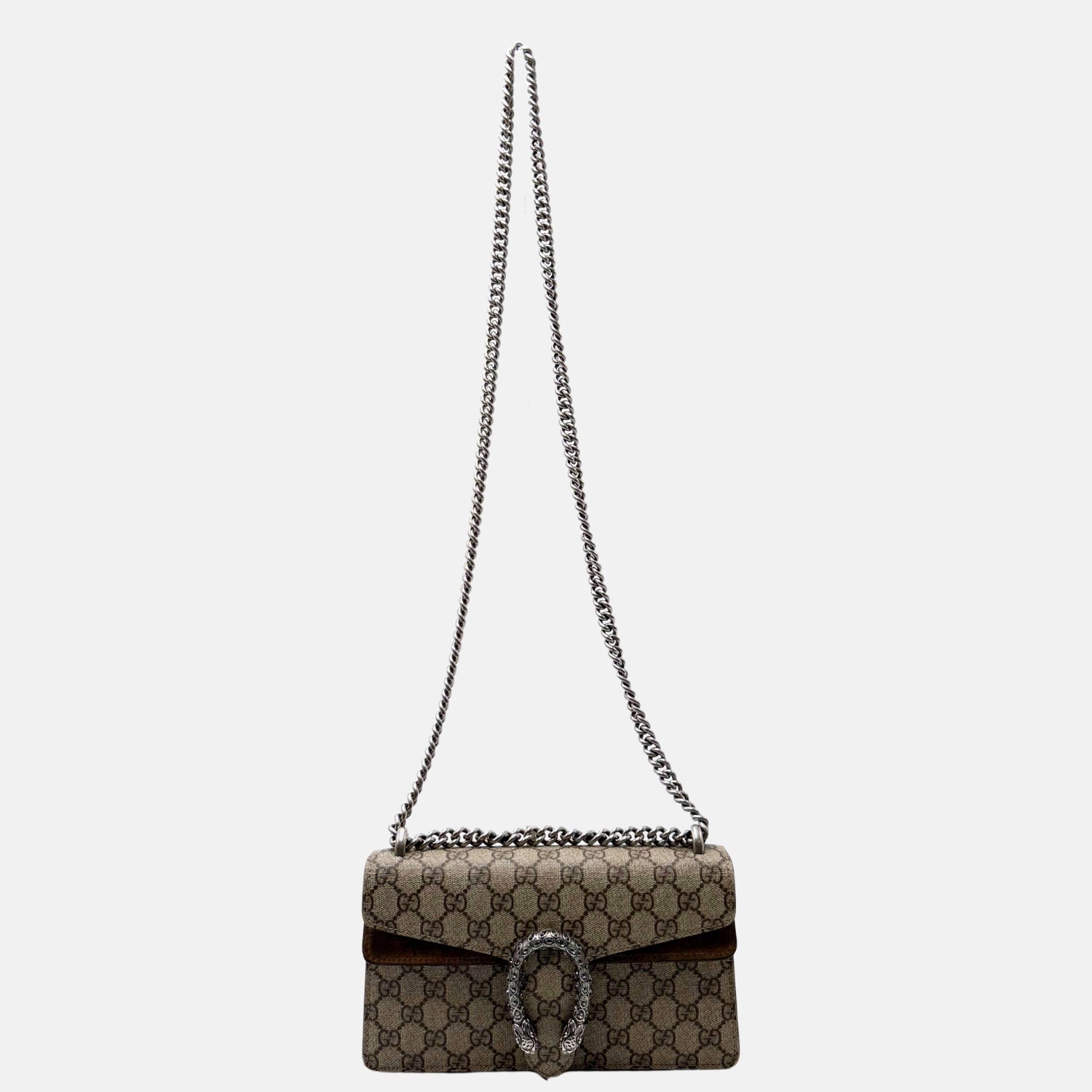 GUCCI Dionysus GG Supreme Canvas Shoulder Bag