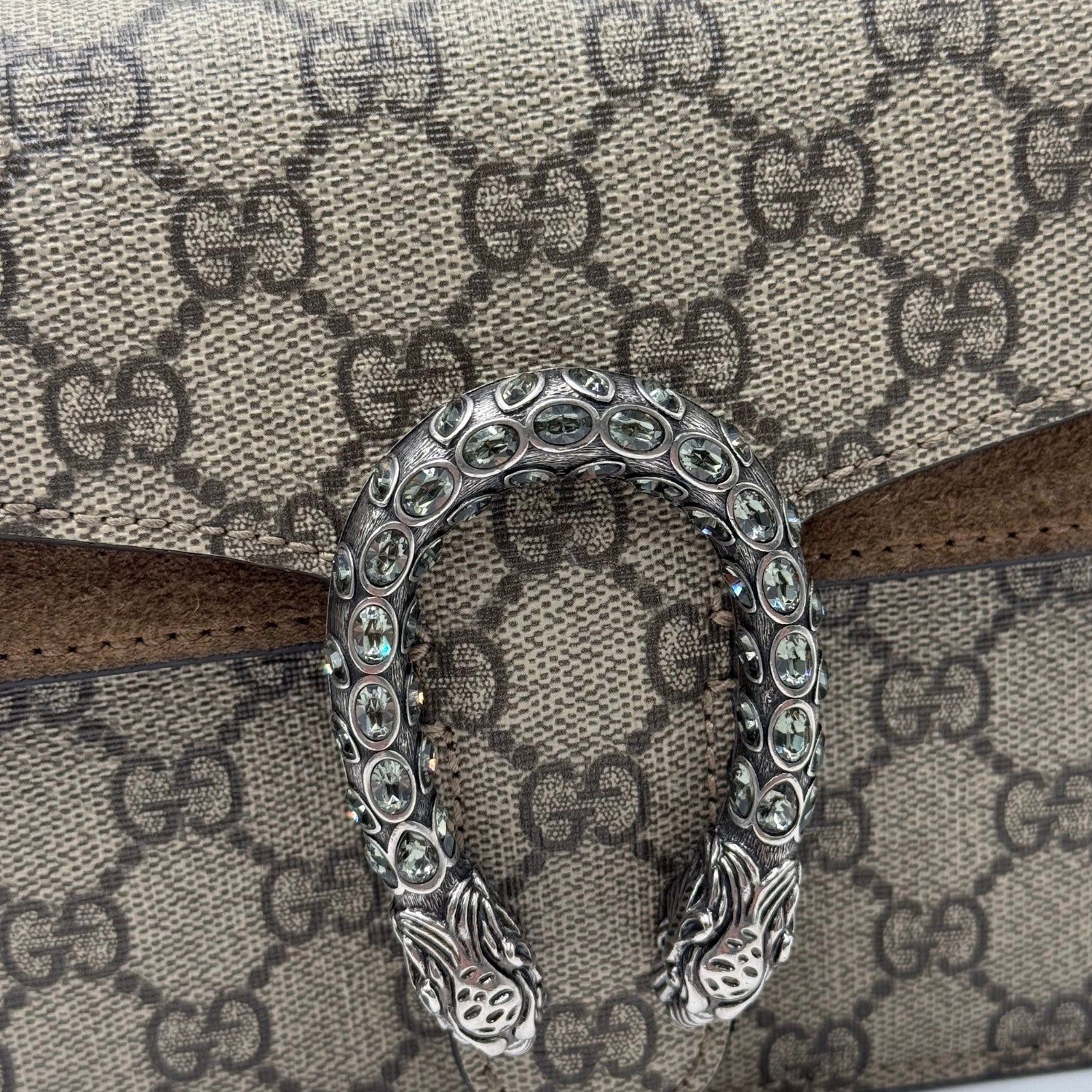 GUCCI Dionysus GG Supreme Canvas Shoulder Bag