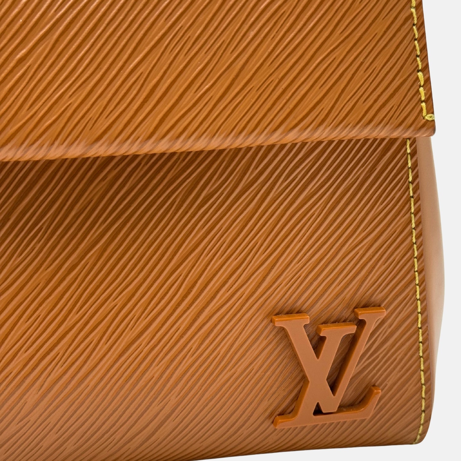 Cluny BB Top Handle Bag Honey Epi Leather