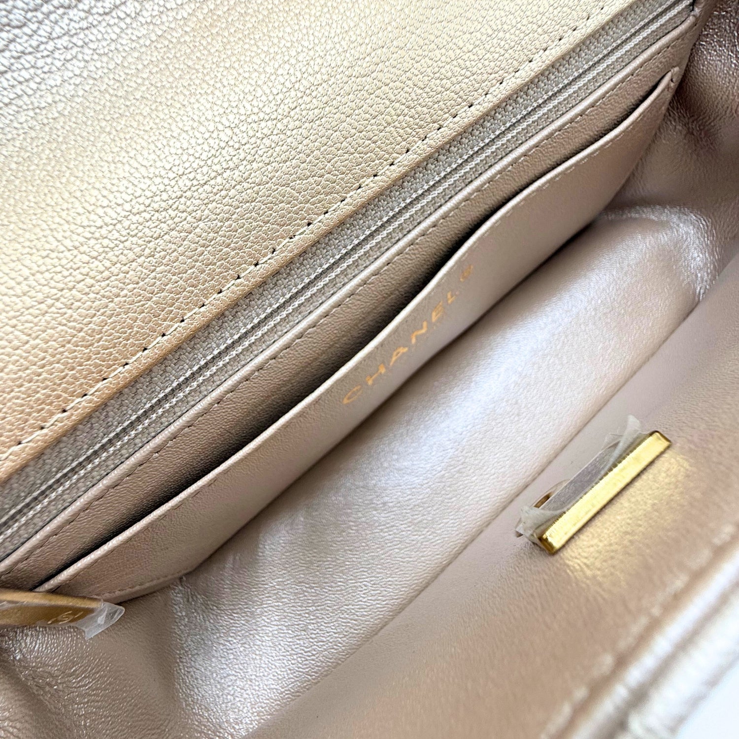 Classic Flap Bag Gold Ombre Quilted Lambskin Mini