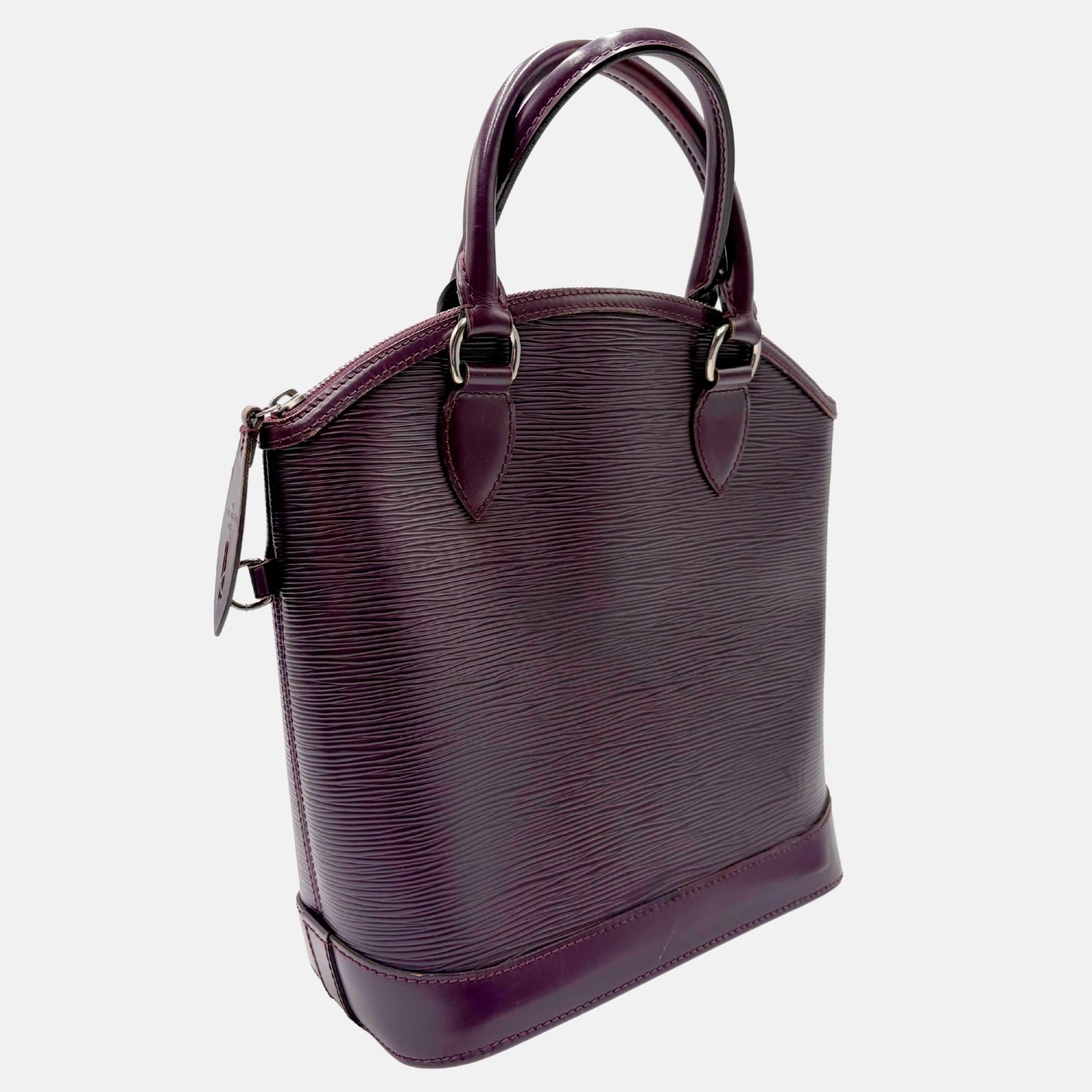 Epi Lockit PM Handbag Cassis