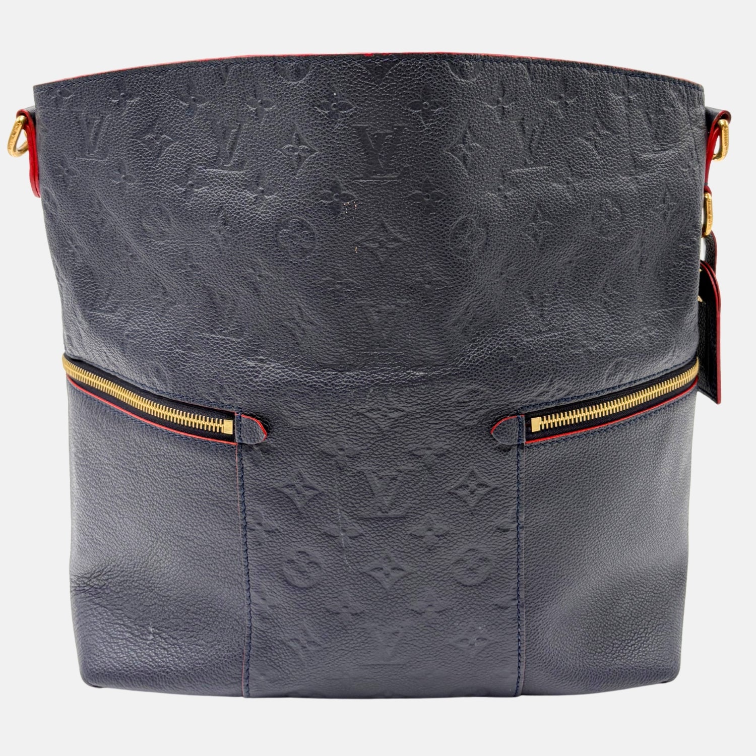 Melie Monogram Empreinte Blue/Red