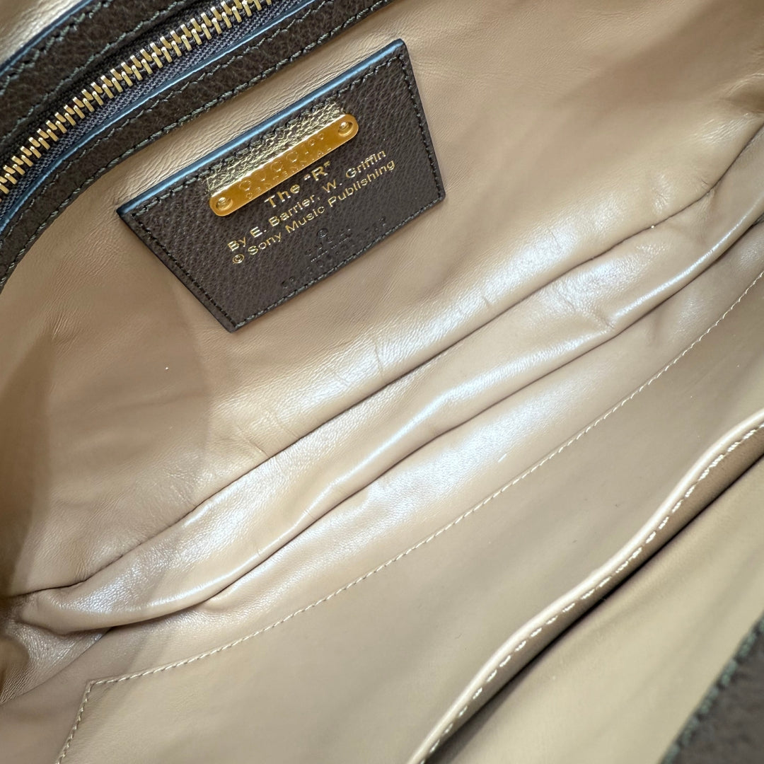 GUCCI Jackie 1961 Music Is Mine Seats Reclined Multicolor Canvas
