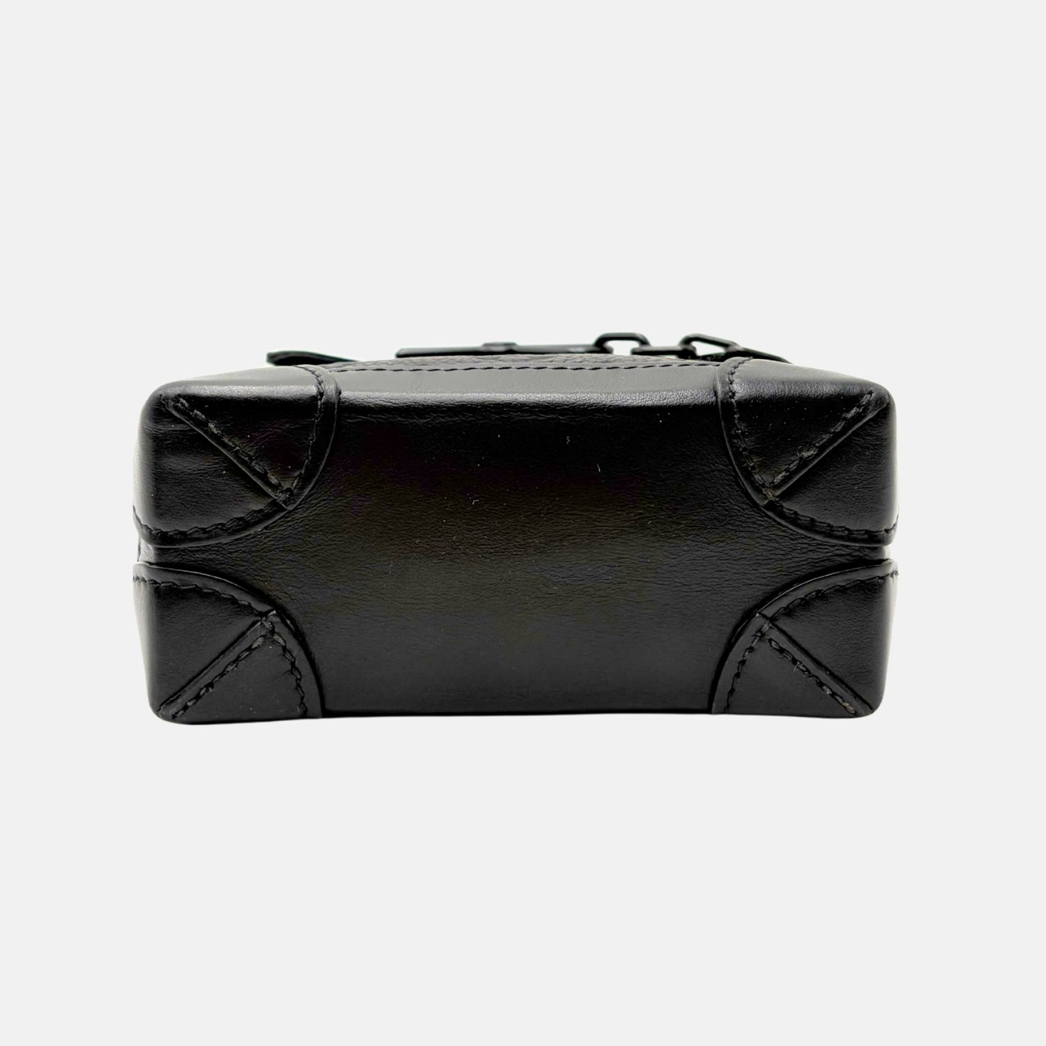 Steamer Backpack Black Leather